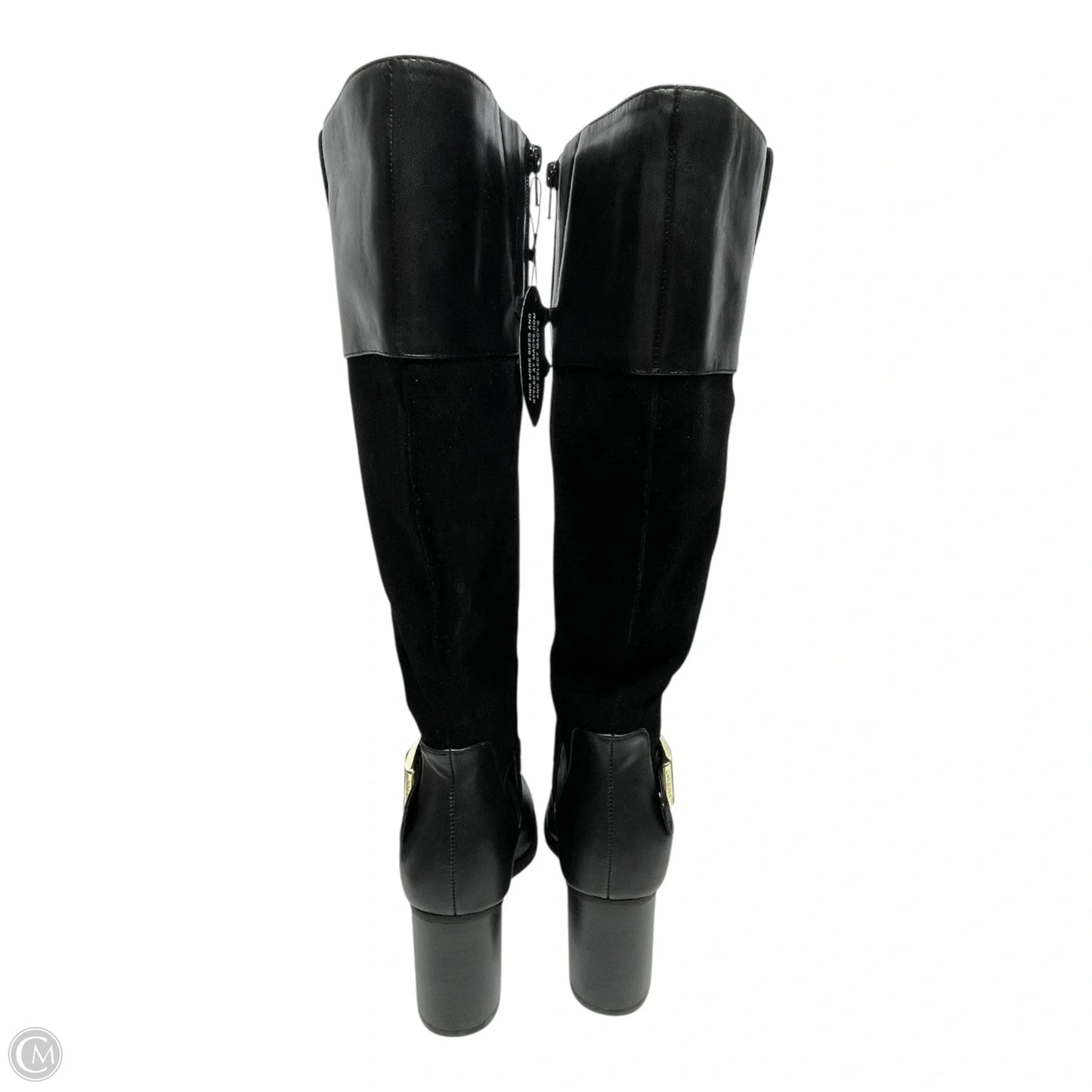 Boots Leather By Giani Bernini In Black, Size: 6.5
