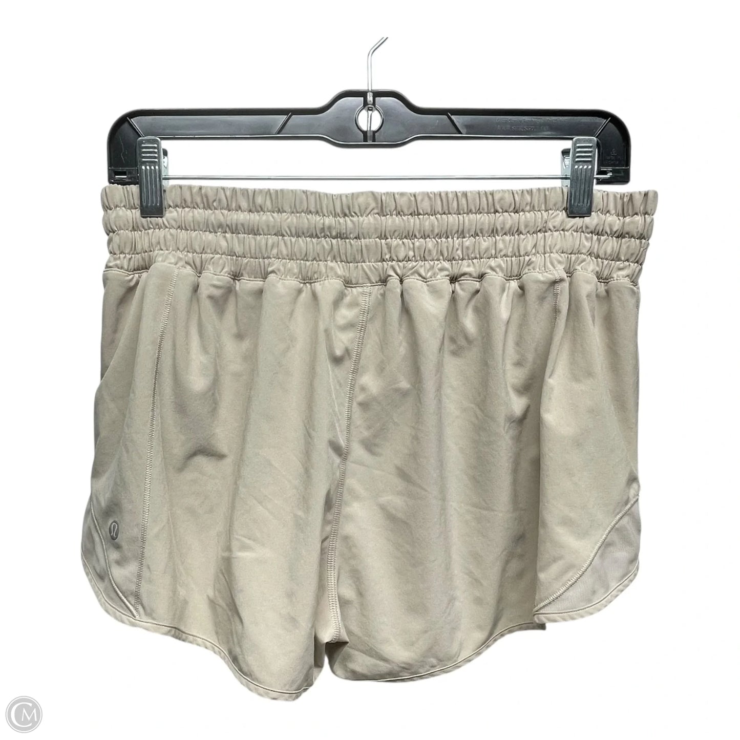 Athletic Shorts By Lululemon In Tan, Size: 10