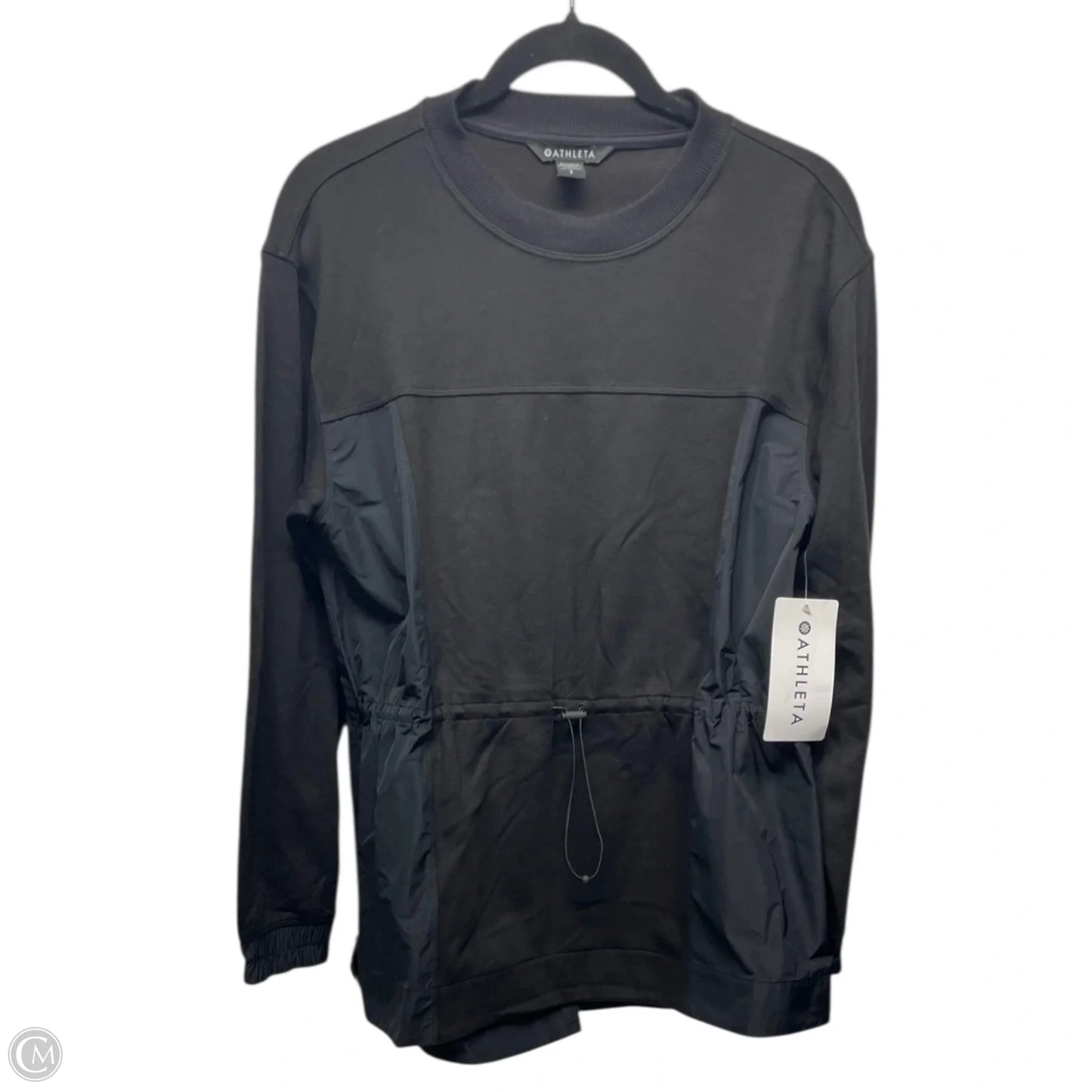 Sweatshirt Crewneck By Athleta In Black, Size: S
