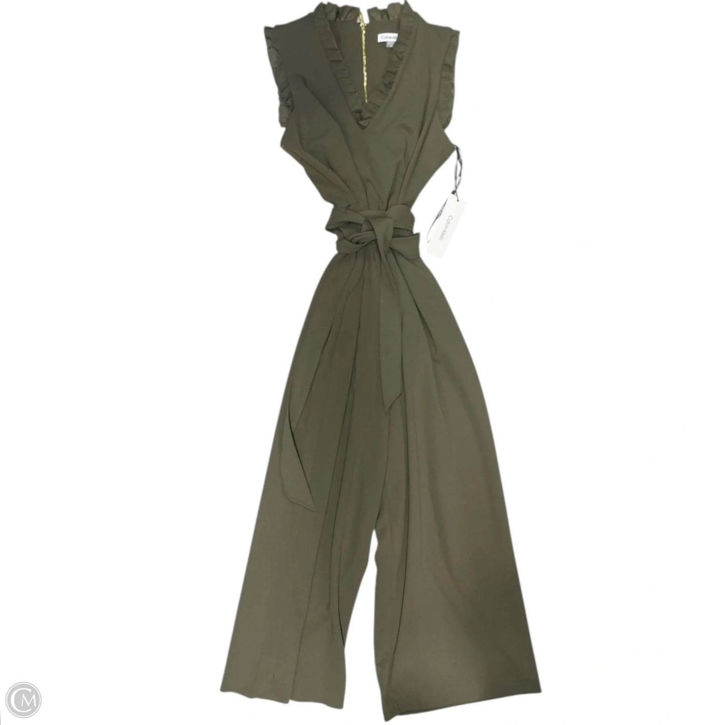 Jumpsuit By Calvin Klein In Green, Size: 10