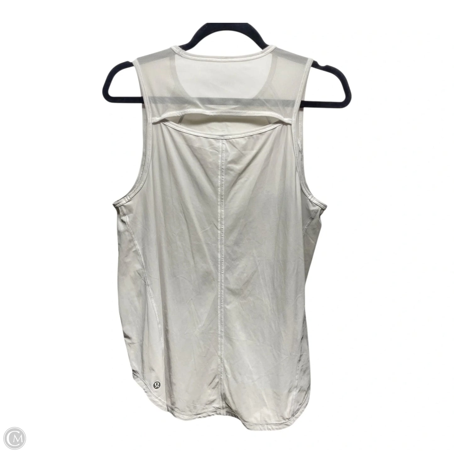 Athletic Tank Top By Lululemon In White, Size: S