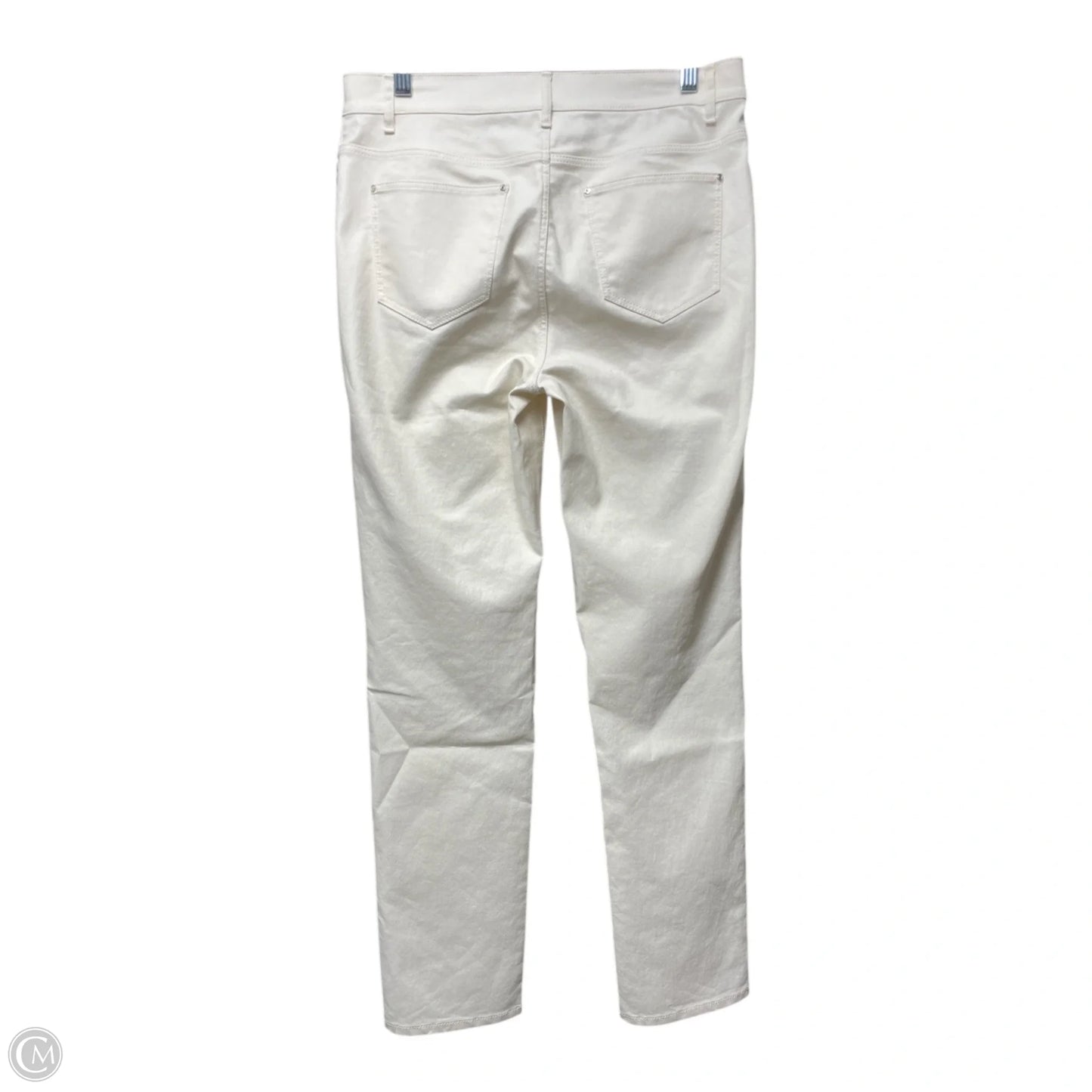 Pants Designer By Lafayette 148 In Ivory, Size: 8