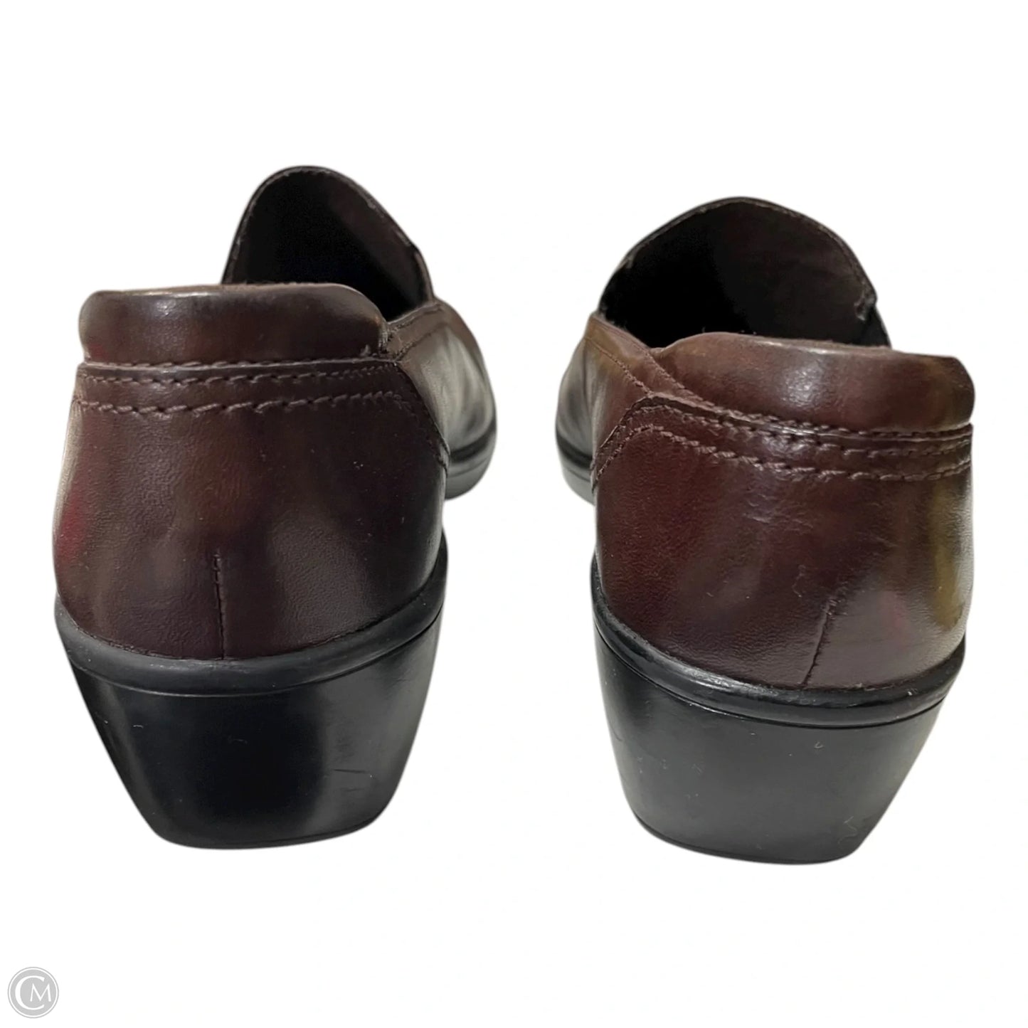 Shoes Flats By Clarks In Brown, Size: 8