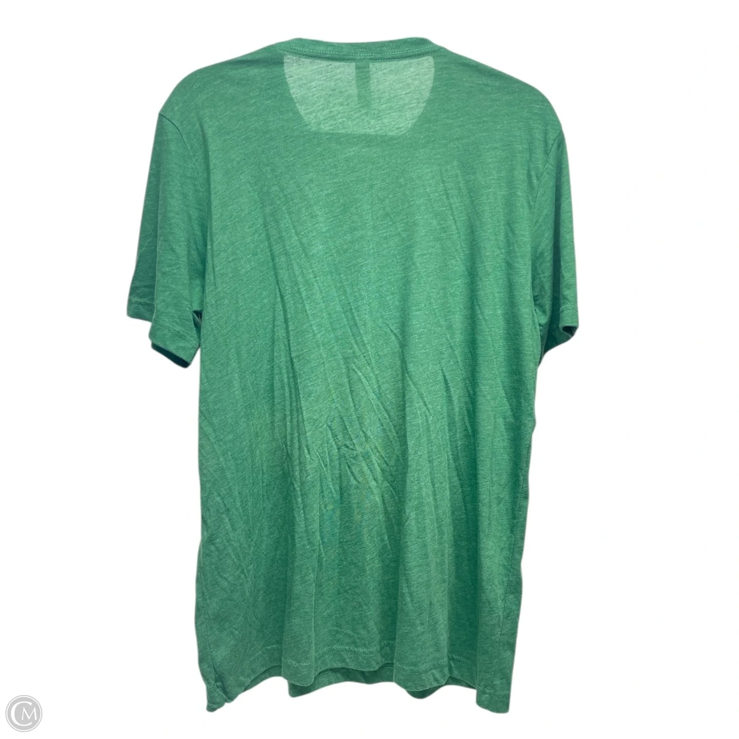 Top Short Sleeve Basic By Canvas In Green, Size: L