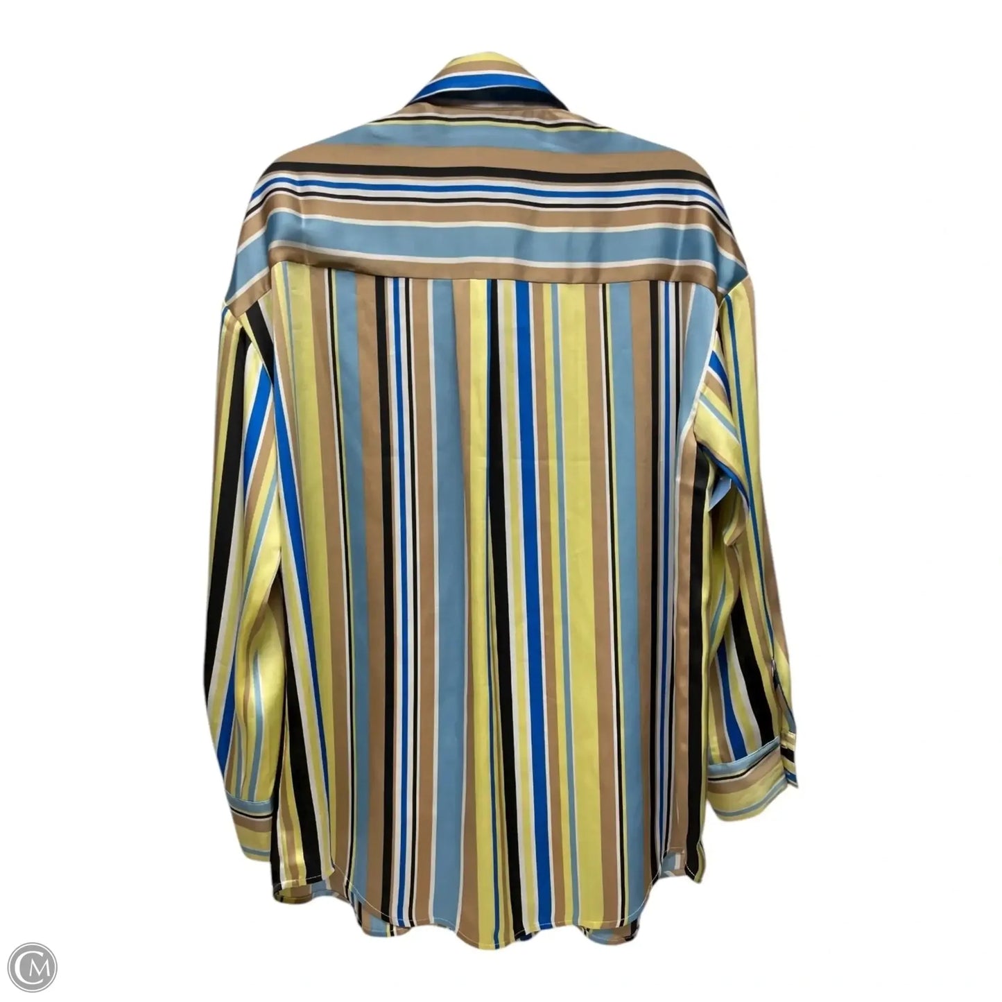 Top Long Sleeve By Favorite Daughter In Striped Pattern, Size: M