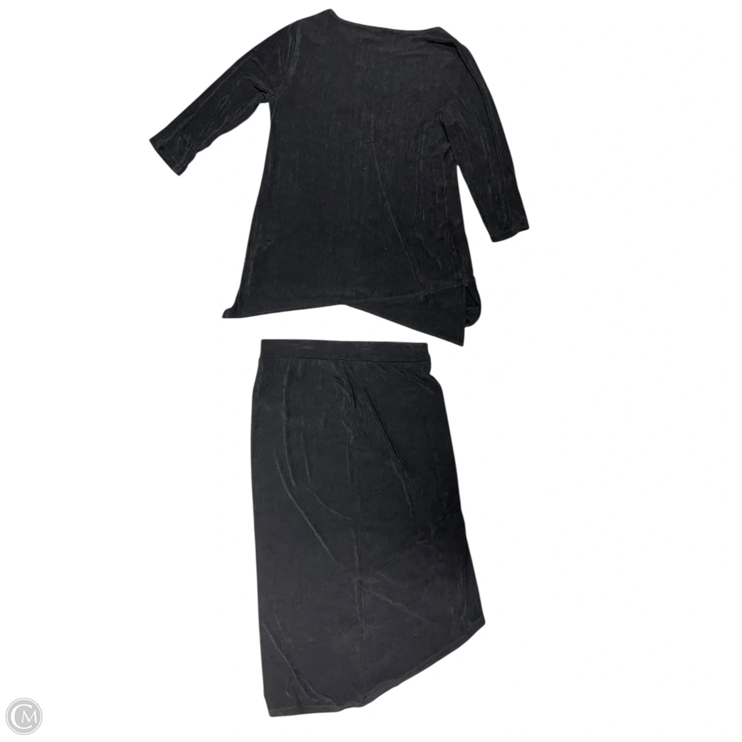 Skirt Set 2pc By Chicos In Black, Size: M