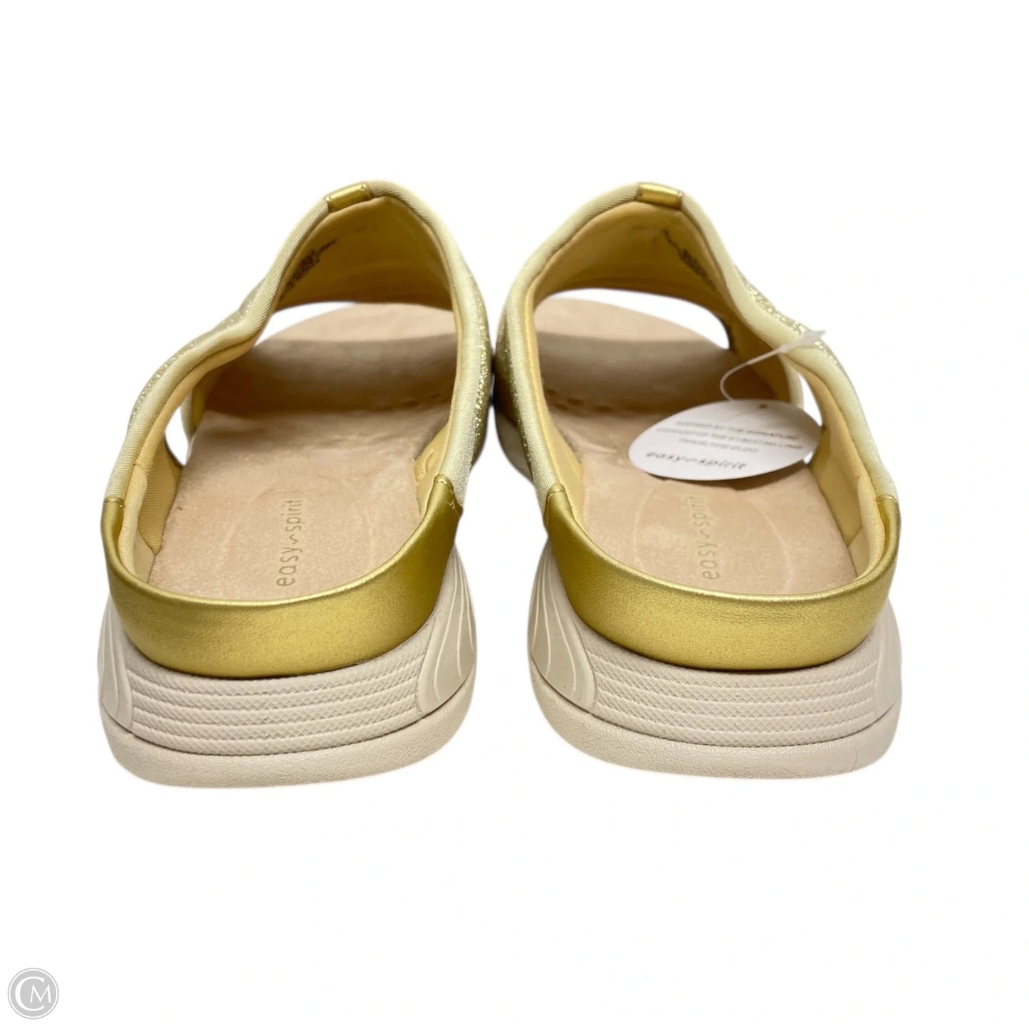 Sandals Flats By Easy Spirit In Gold, Size: 11