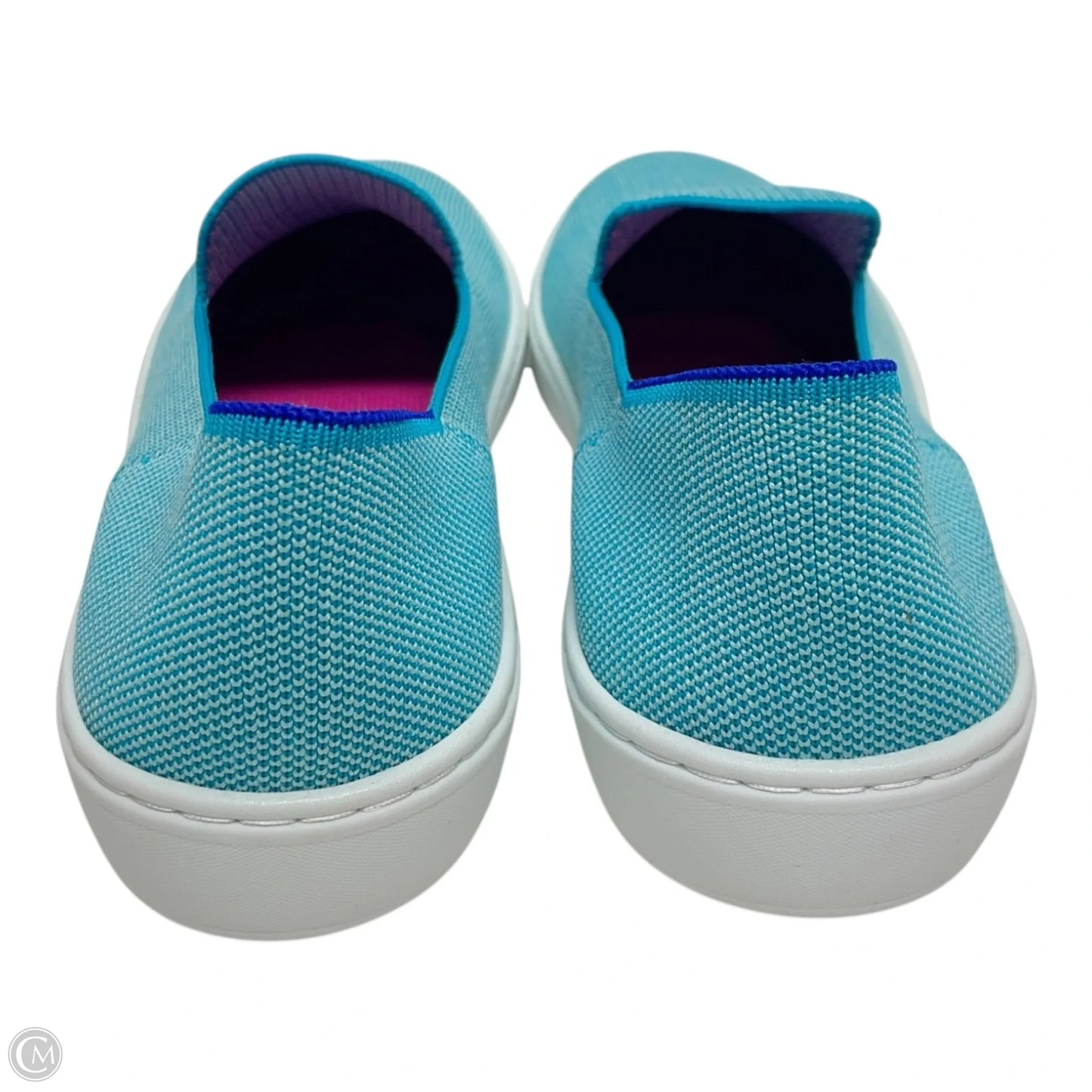 Shoes Sneakers By Rothys In Aqua, Size: 10