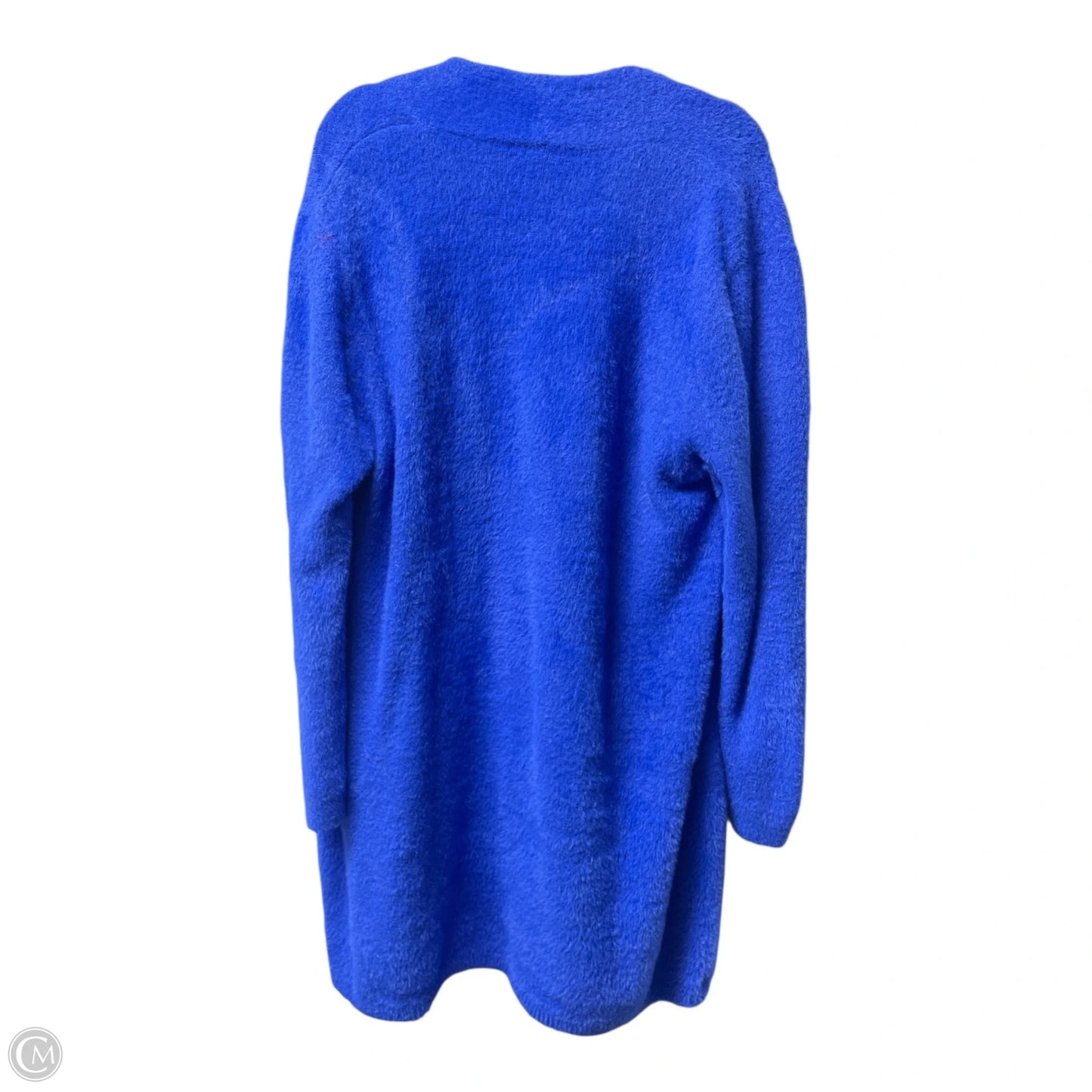 Sweater Cardigan By QIXING In Blue, Size: Xl