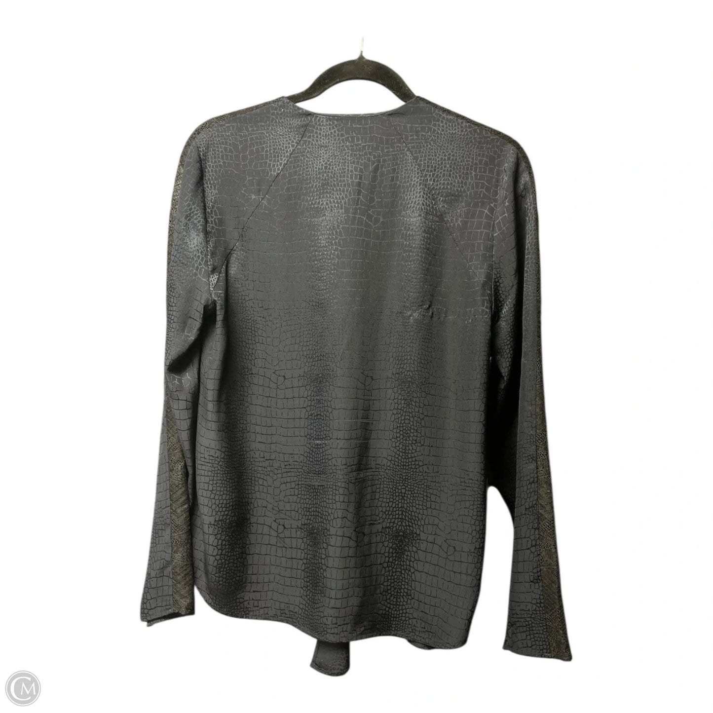 Blouse Long Sleeve By Zadig And Voltaire In Navy, Size: S