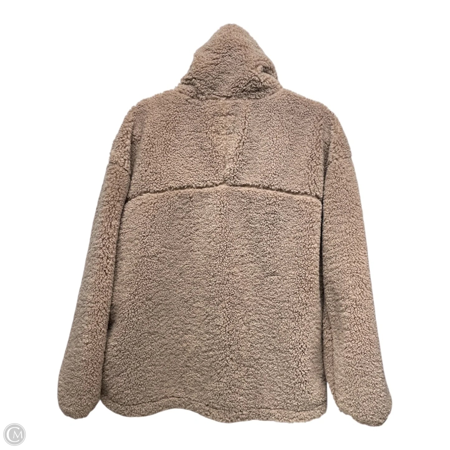 Jacket Faux Fur & Sherpa By Abercrombie And Fitch In Beige, Size: M