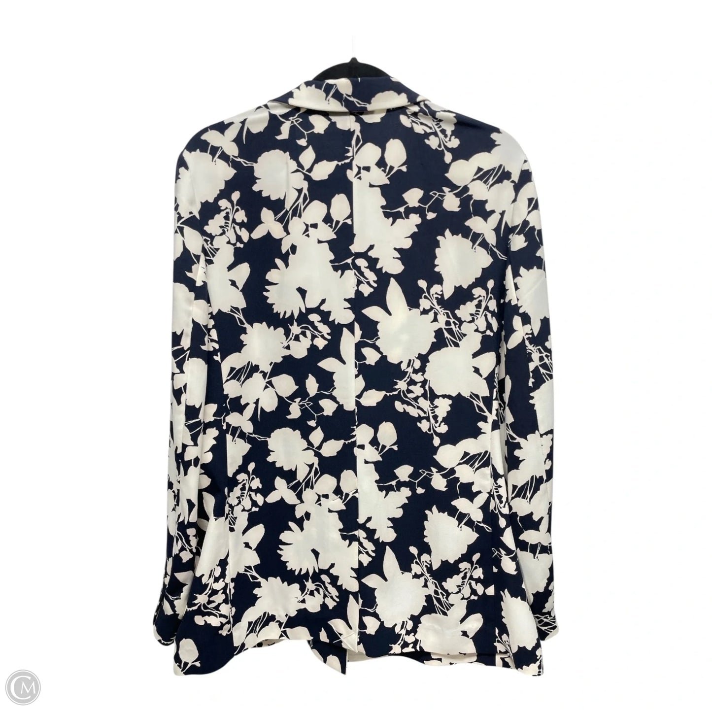 Blazer By Talbots In Blue & White, Size: L