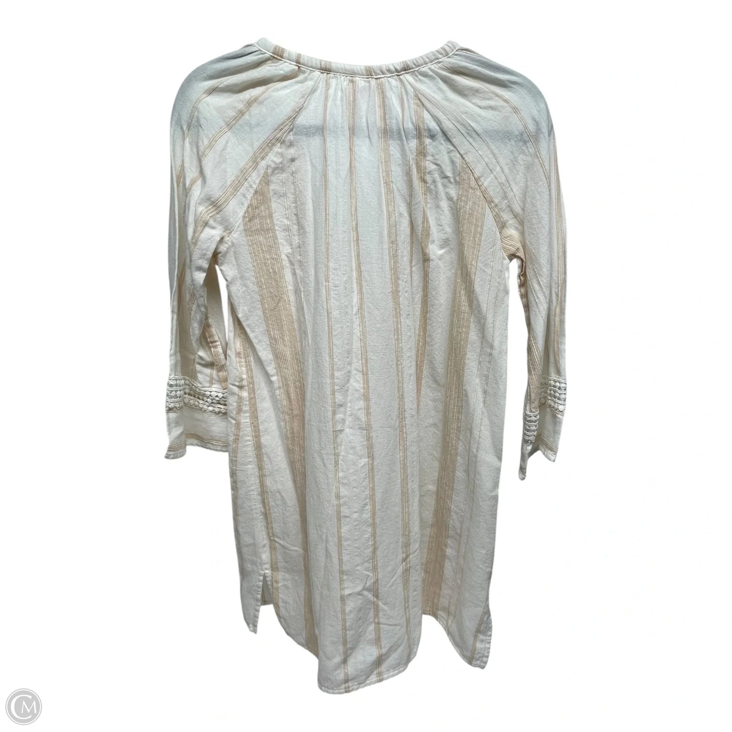 Top Long Sleeve By Merona In Striped Pattern, Size: S