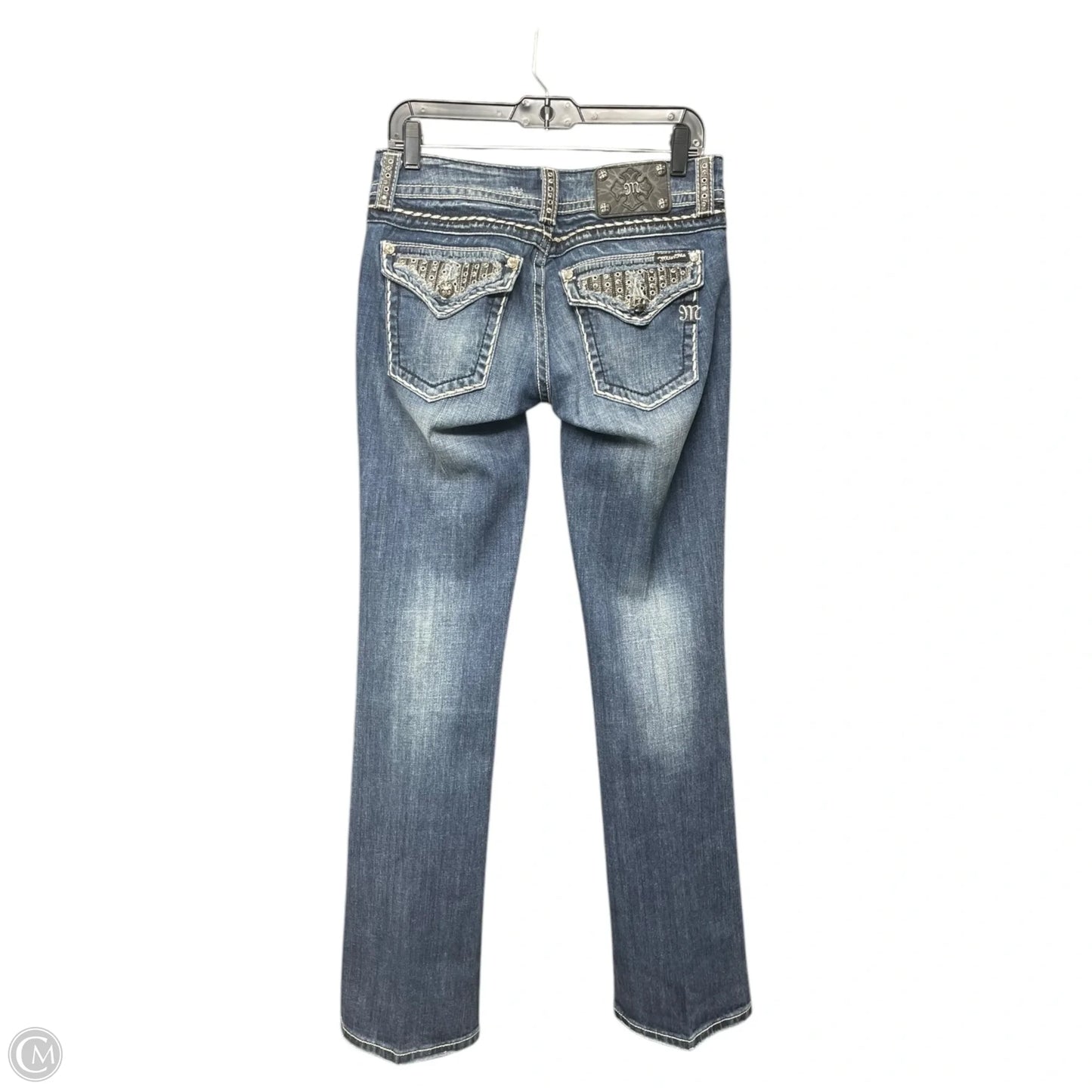 Jeans Boot Cut By Miss Me In Blue Denim, Size: 8