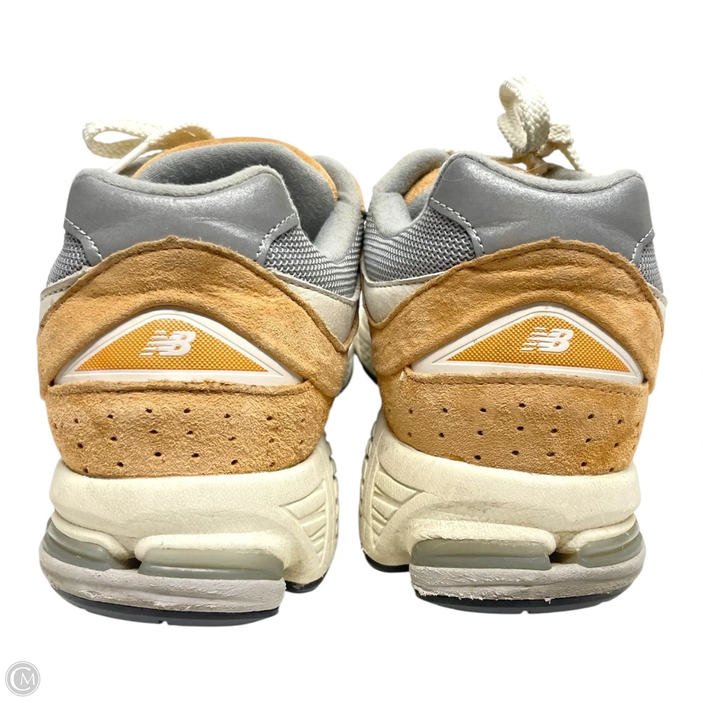 Shoes Athletic By New Balance In Grey & Tan, Size: 9.5