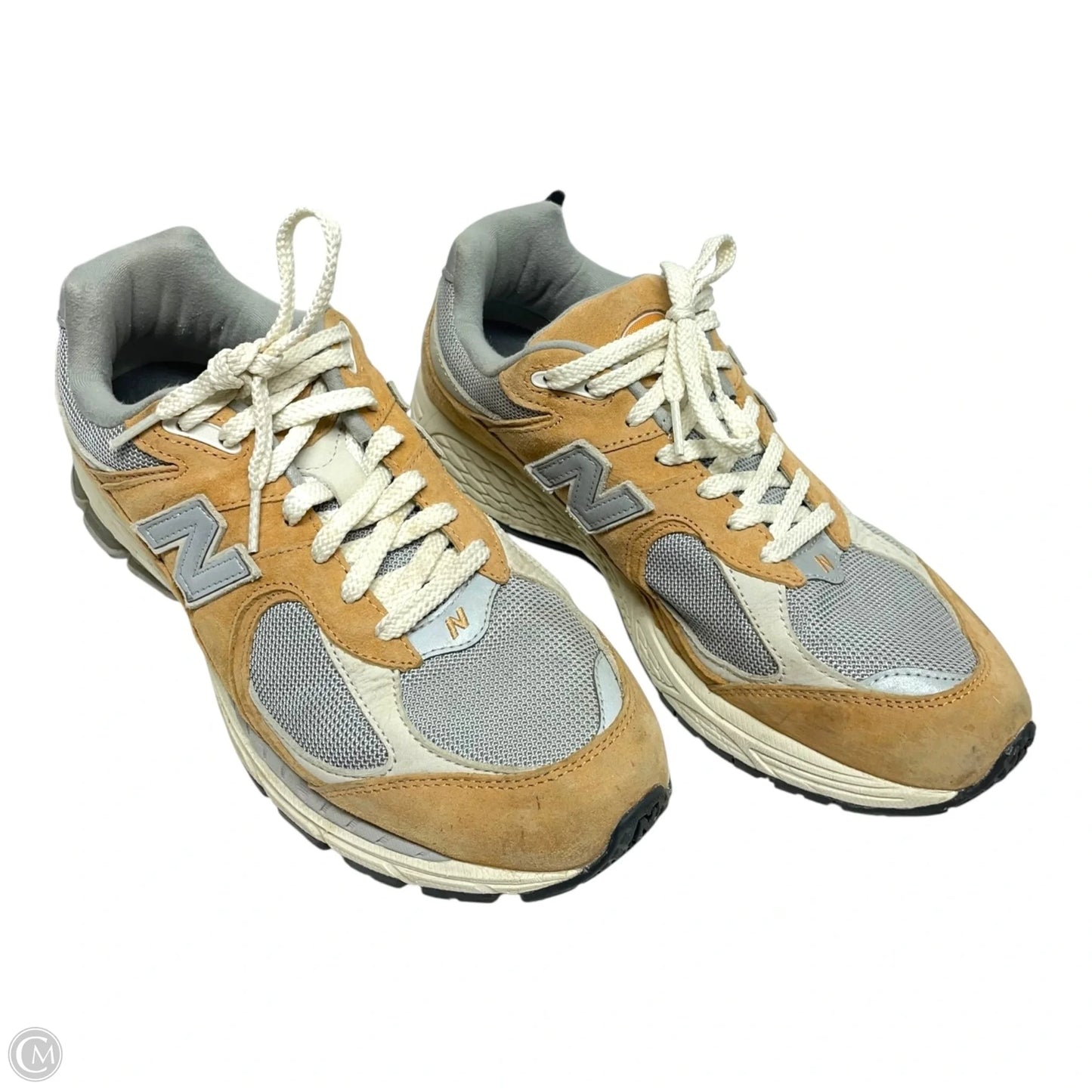 Shoes Athletic By New Balance In Grey & Tan, Size: 9.5