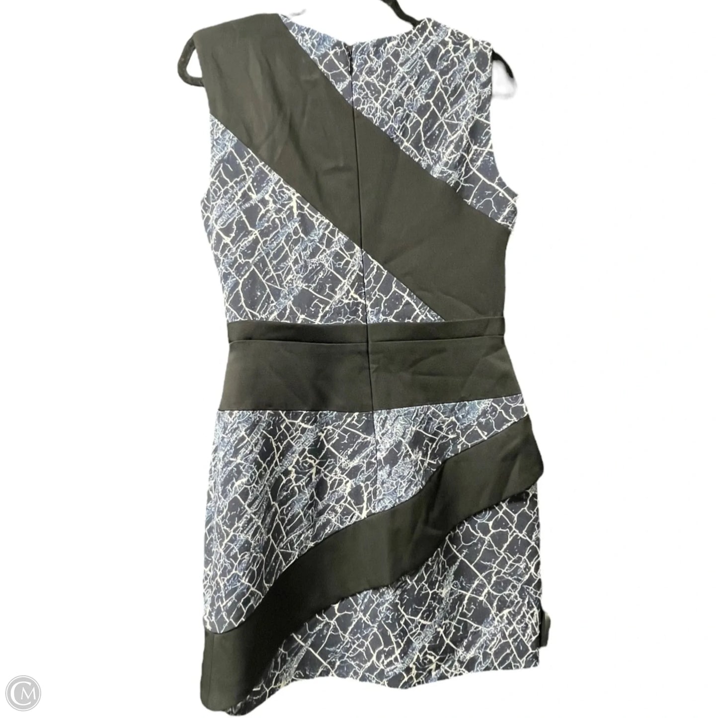 Dress Casual Short By Bcbgmaxazria In Black & Blue, Size: 6