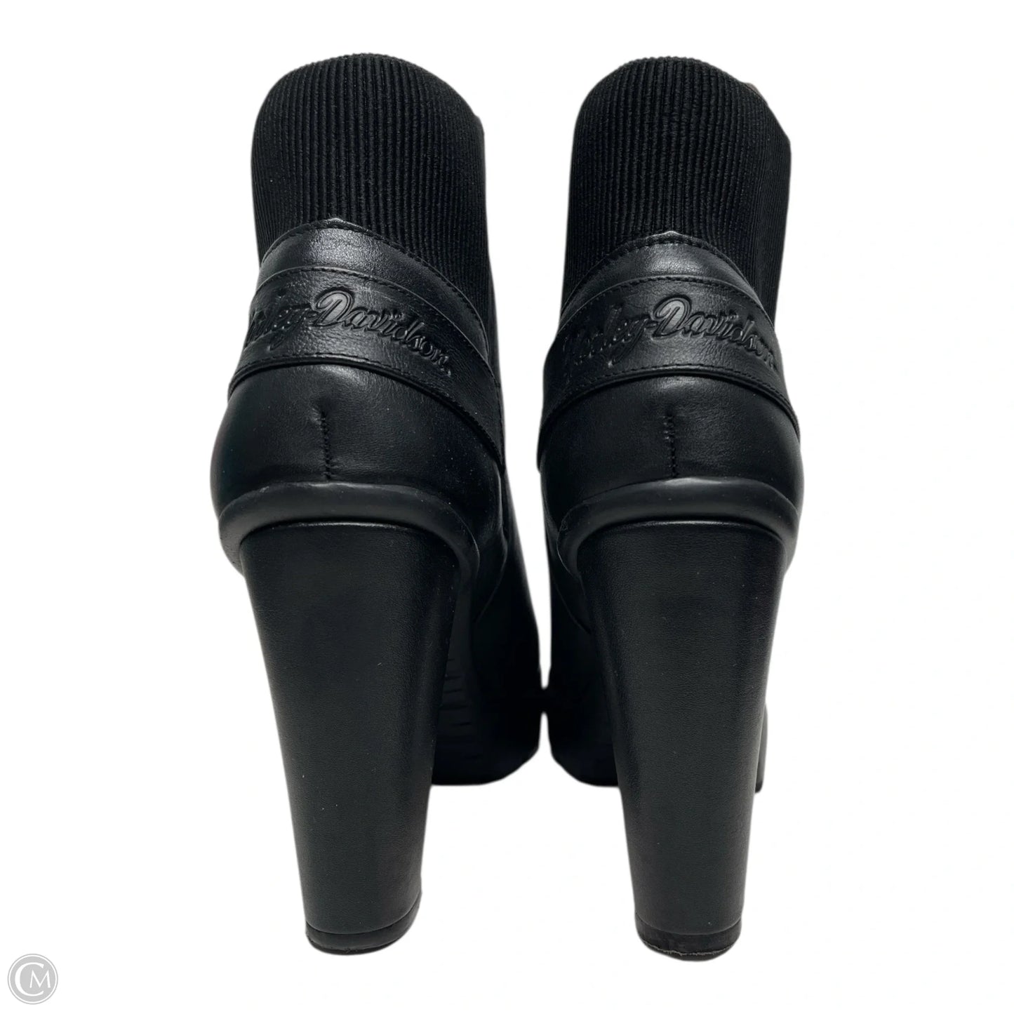Boots Leather By Harley Davidson In Black, Size: 7