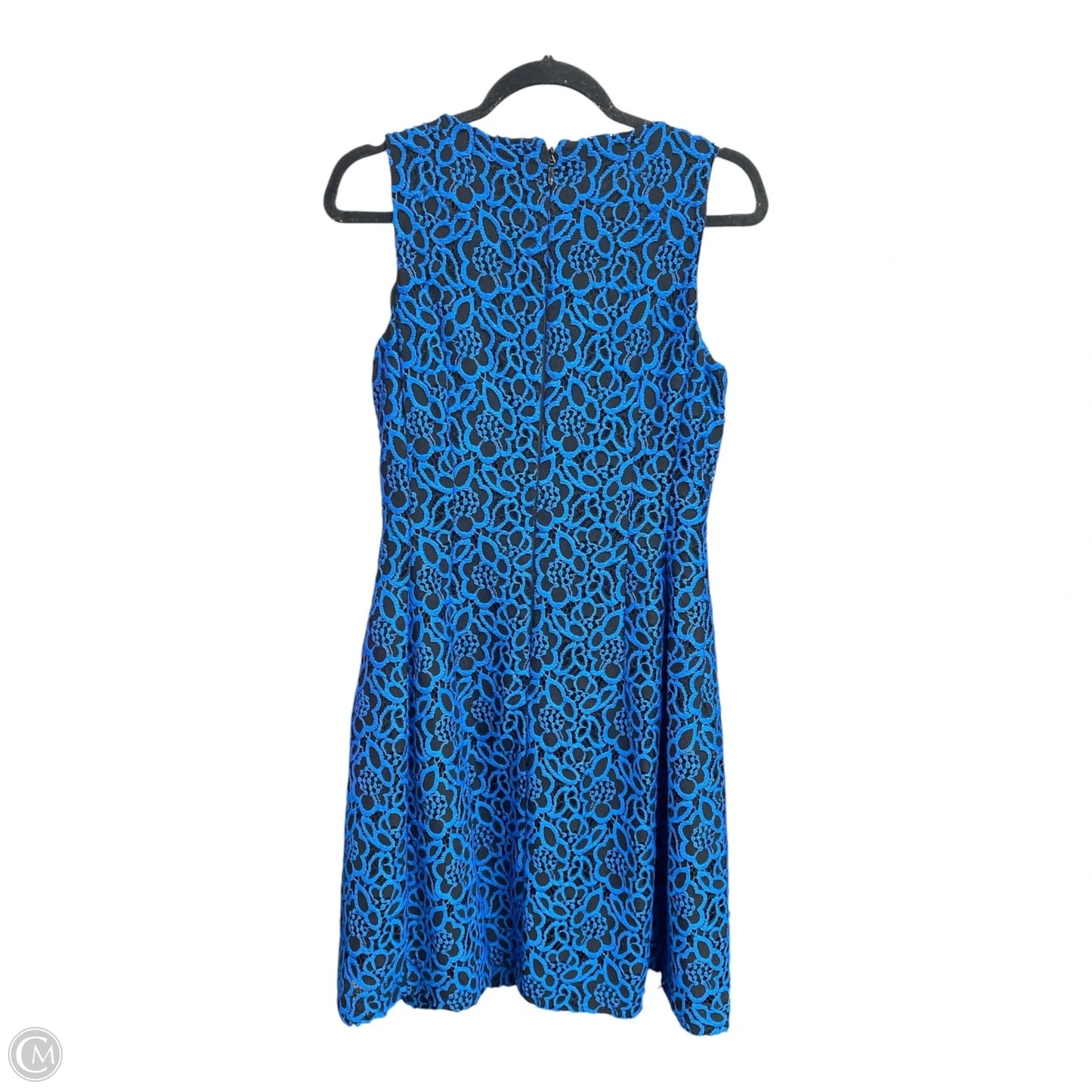 Dress Casual Short By Eva Mendes In Black & Blue, Size: 6