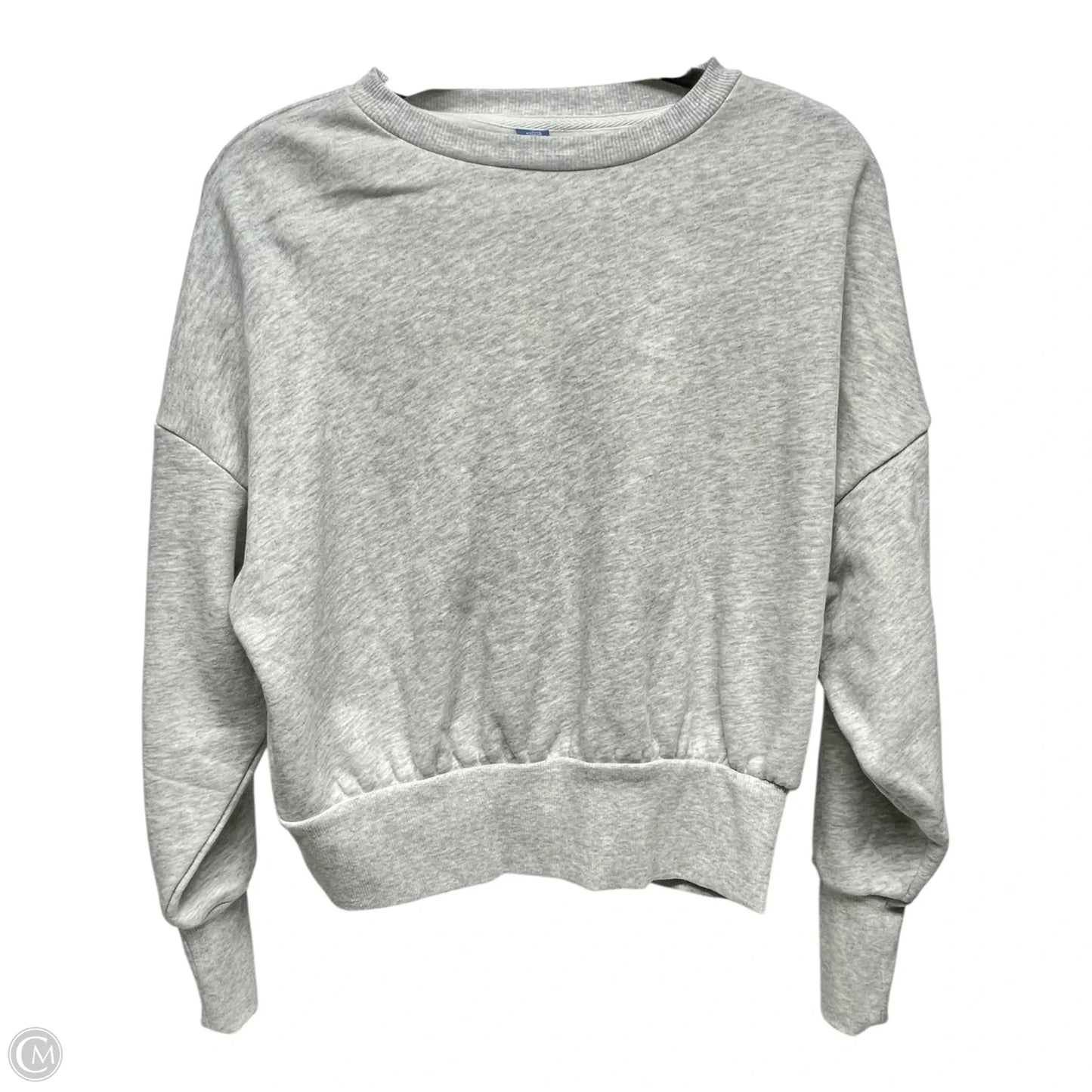 Sweatshirt Crewneck By Clothes Mentor In Grey, Size: S