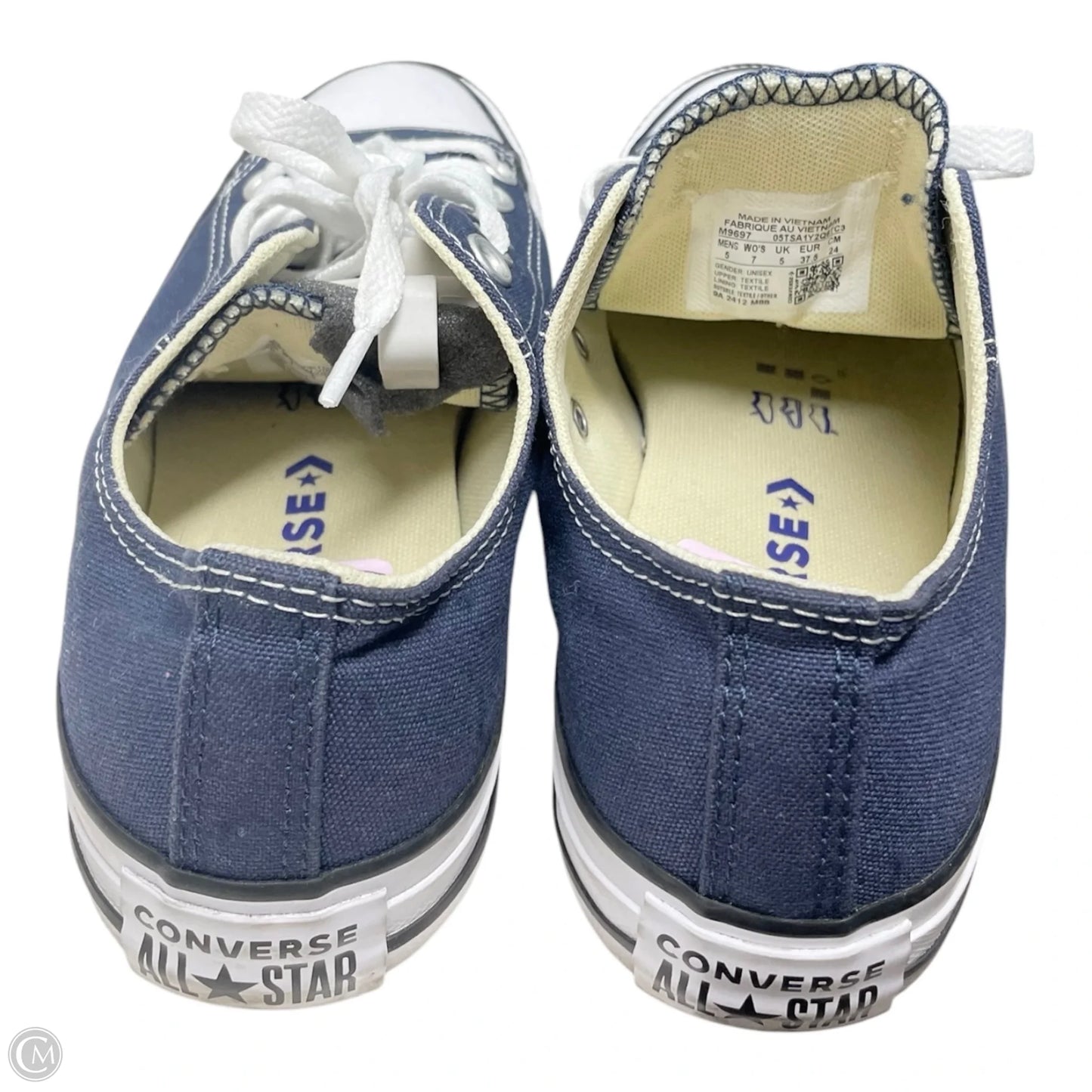 Shoes Athletic By Converse In Blue & White, Size: 7