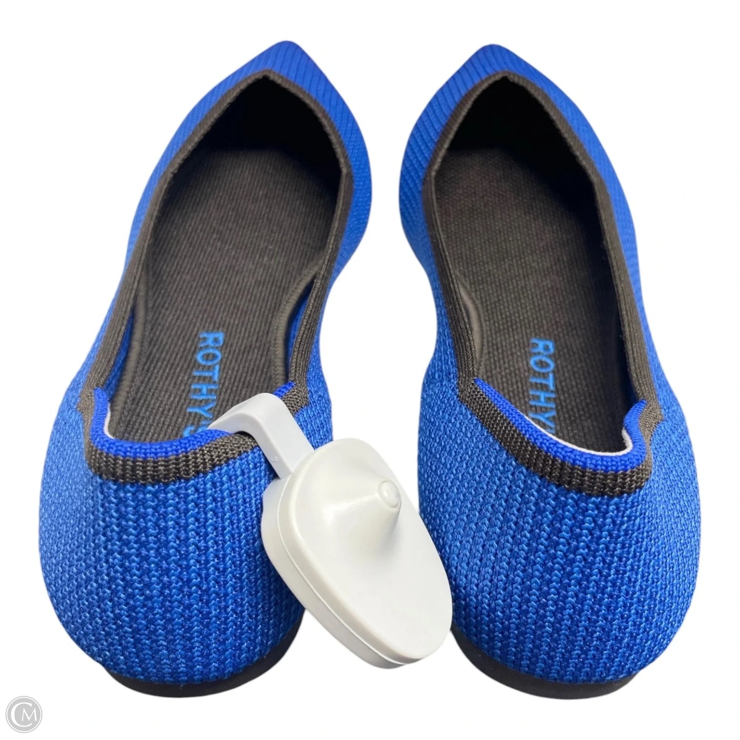 Shoes Flats By Rothys In Blue & White, Size: 10.5