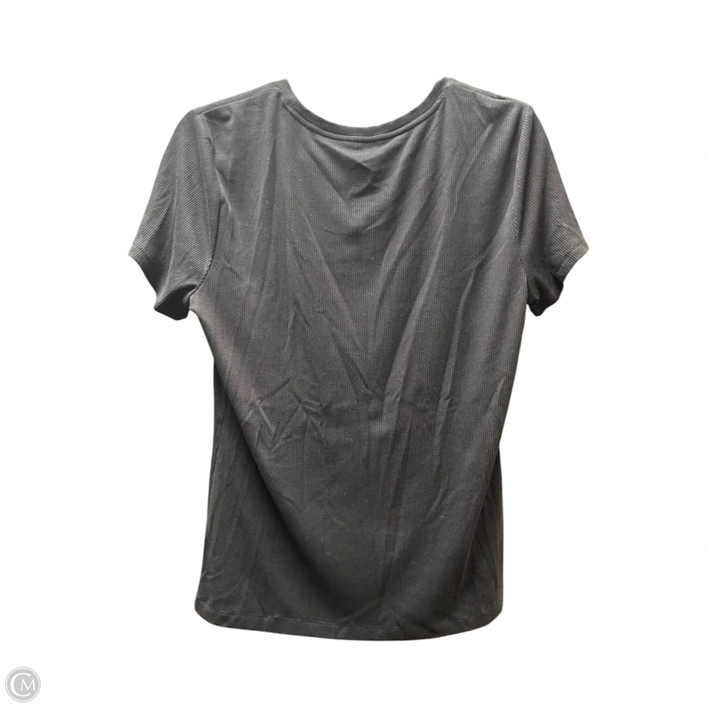 Top Short Sleeve By Nine West In Black, Size: L
