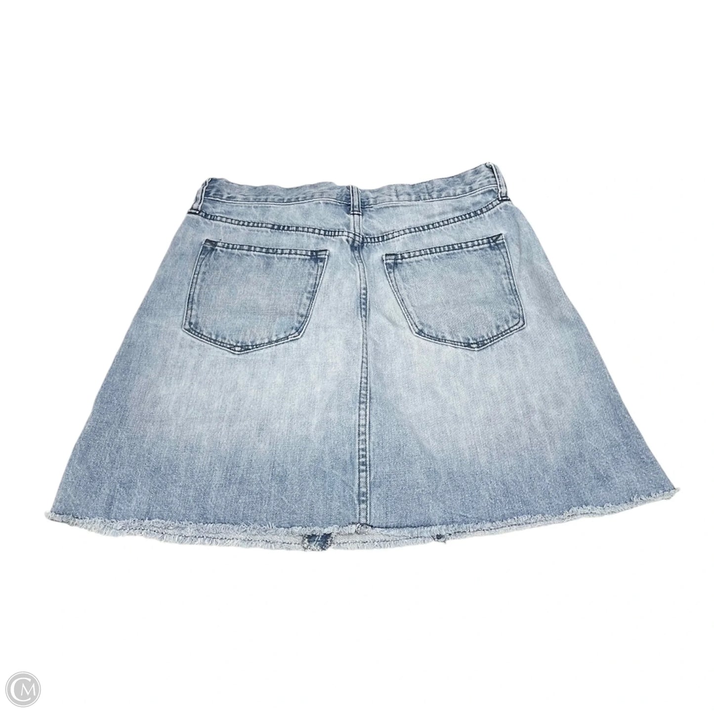 Skirt Mini & Short By Gap In Black Denim, Size: 8