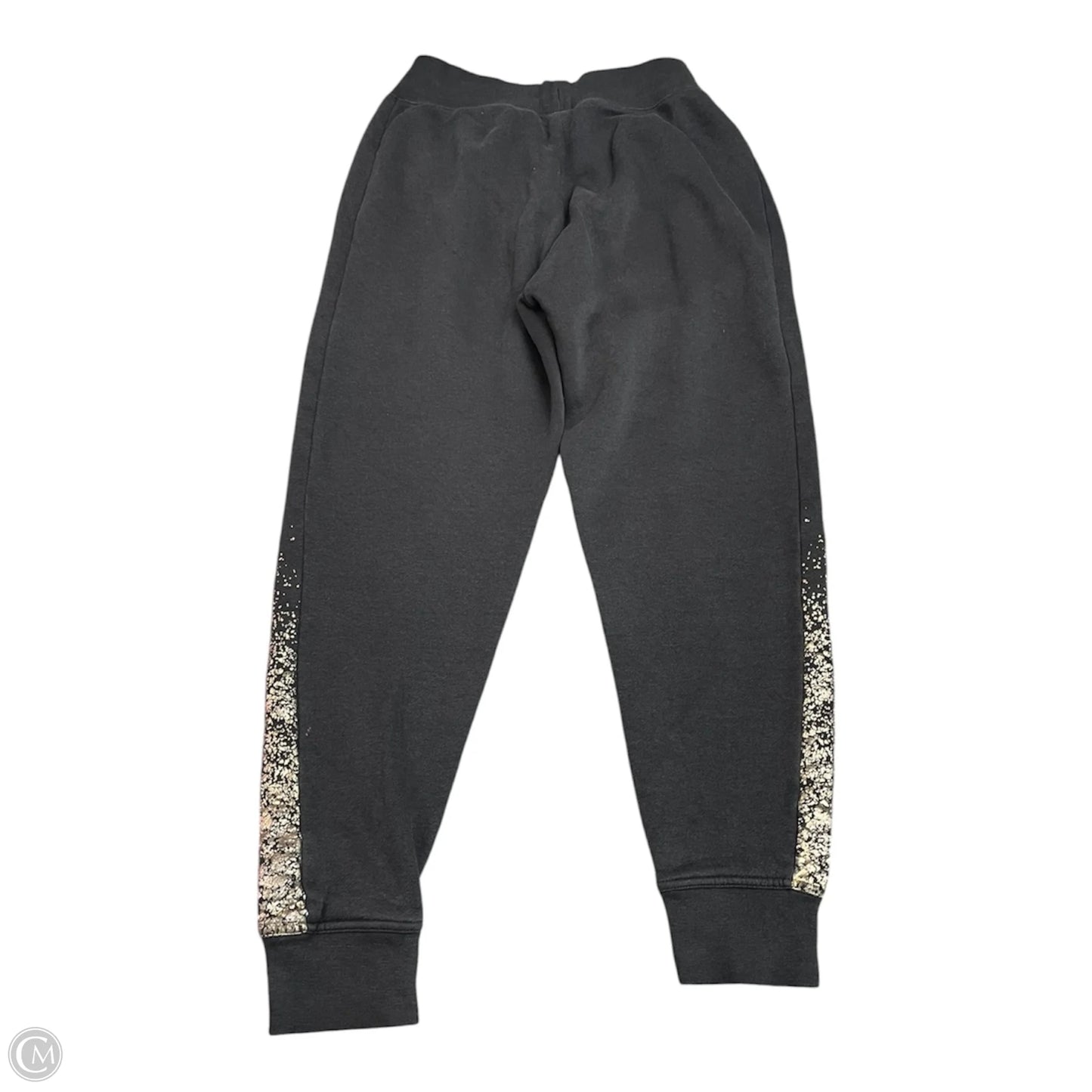 Athletic Pants By Nike In Black & Gold, Size: S