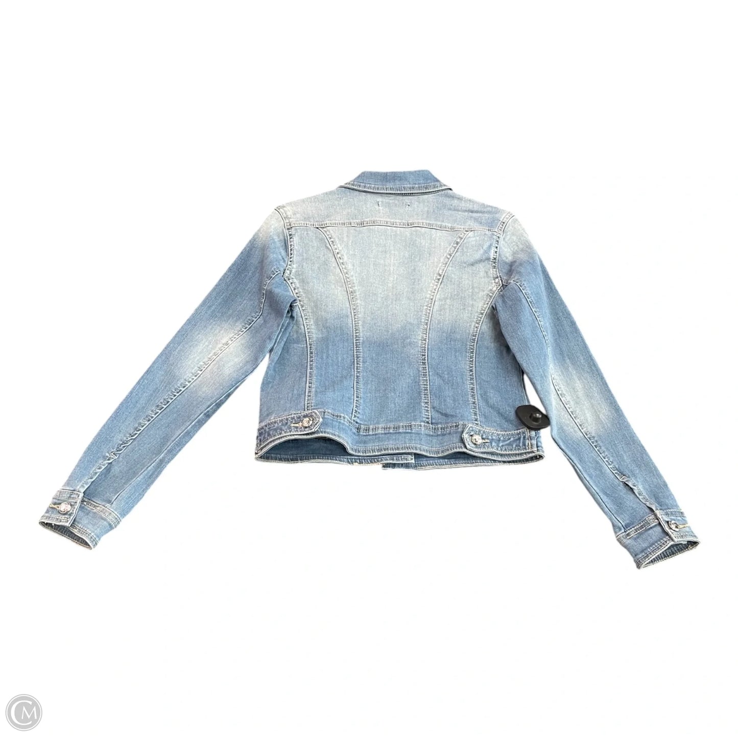 Jacket Denim By Earl Jean In Blue Denim, Size: S