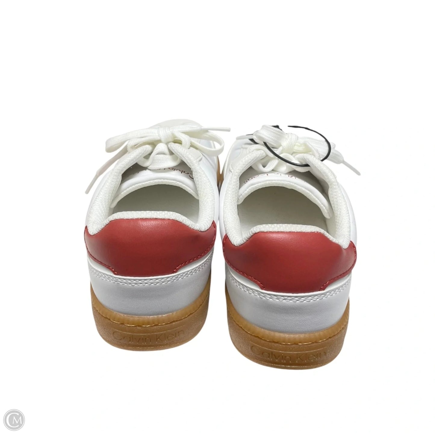 Shoes Athletic By Calvin Klein In Red & White, Size: 5.5