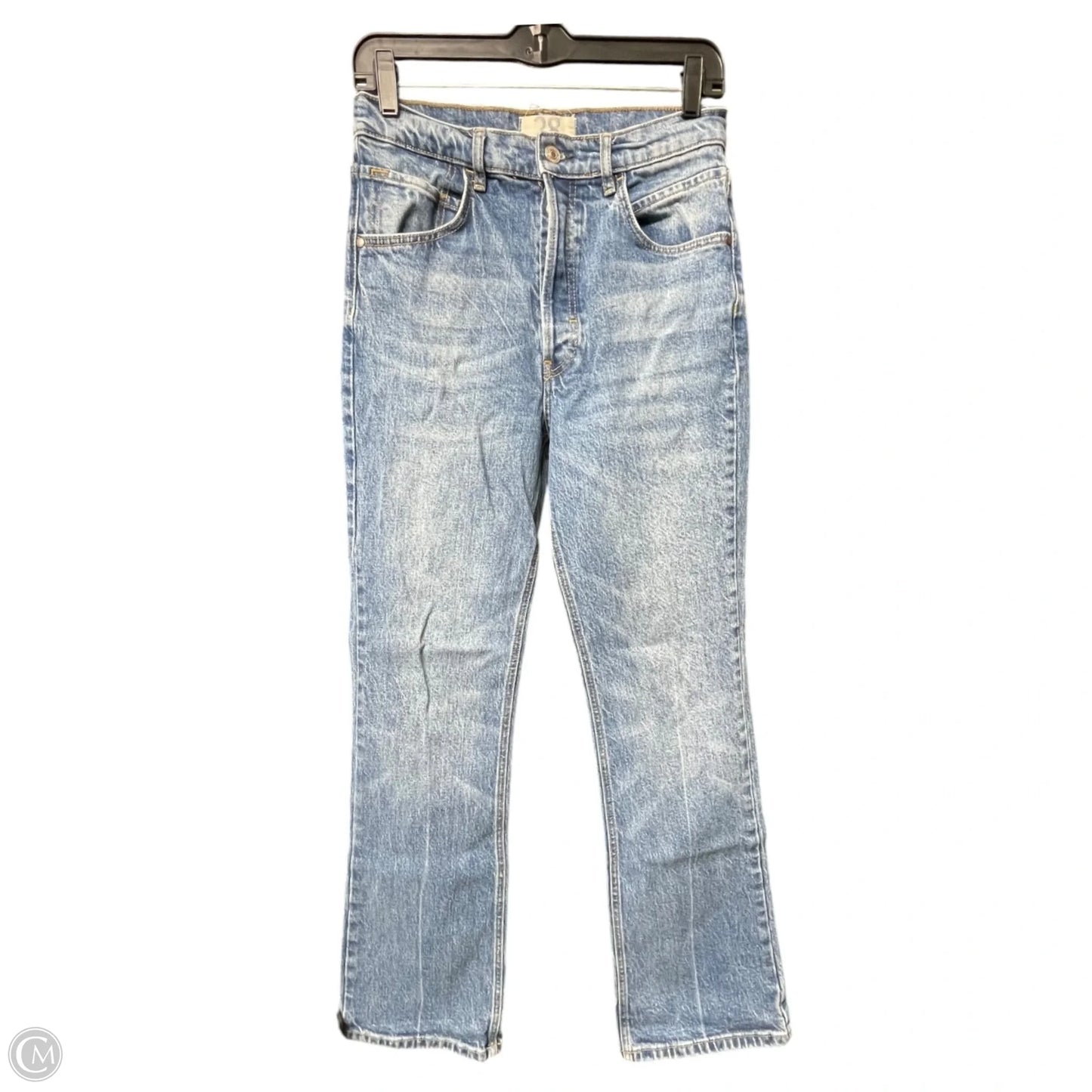Jeans Boot Cut By Free People In Blue Denim, Size: 6