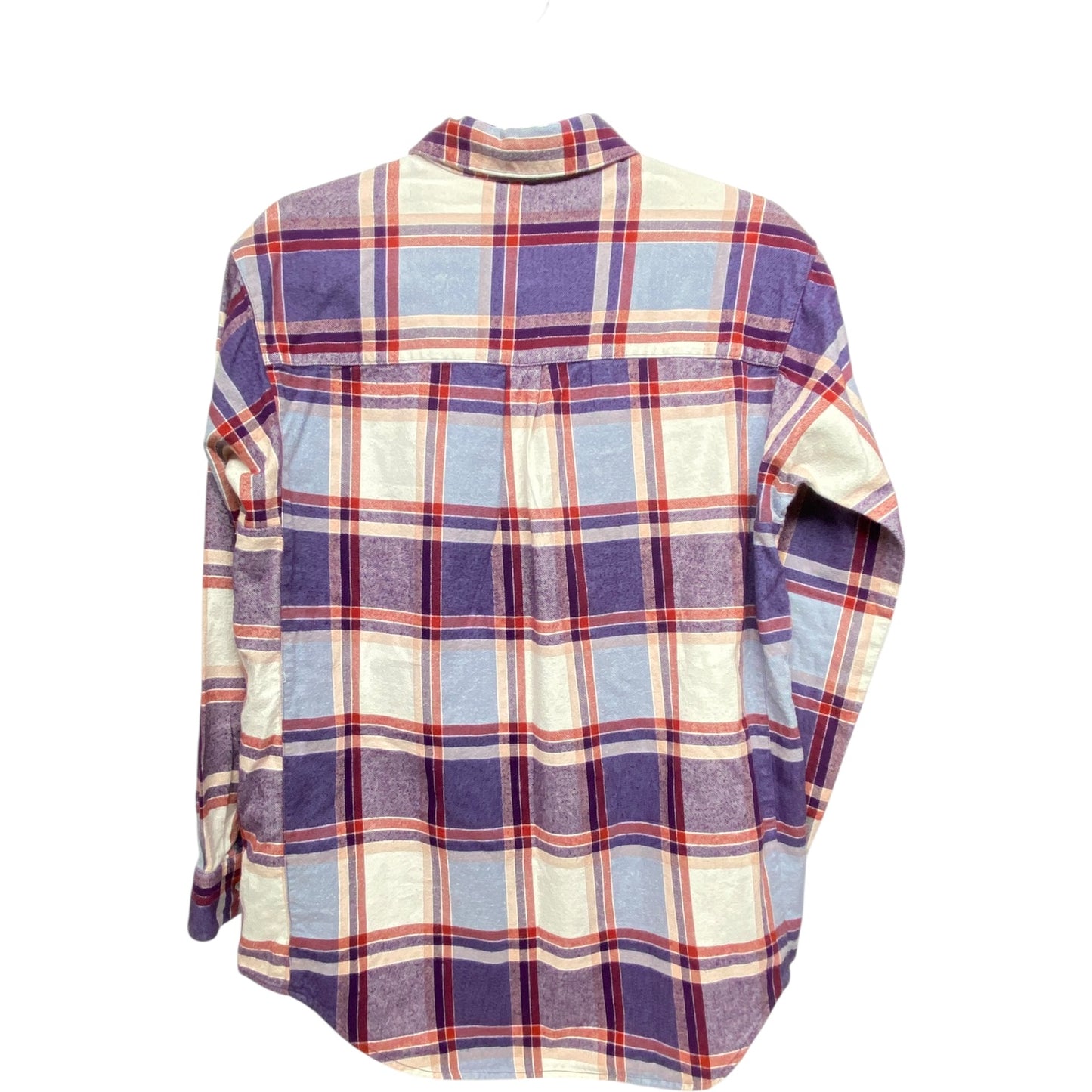 Top Long Sleeve By Sandra In Plaid Pattern, Size: M