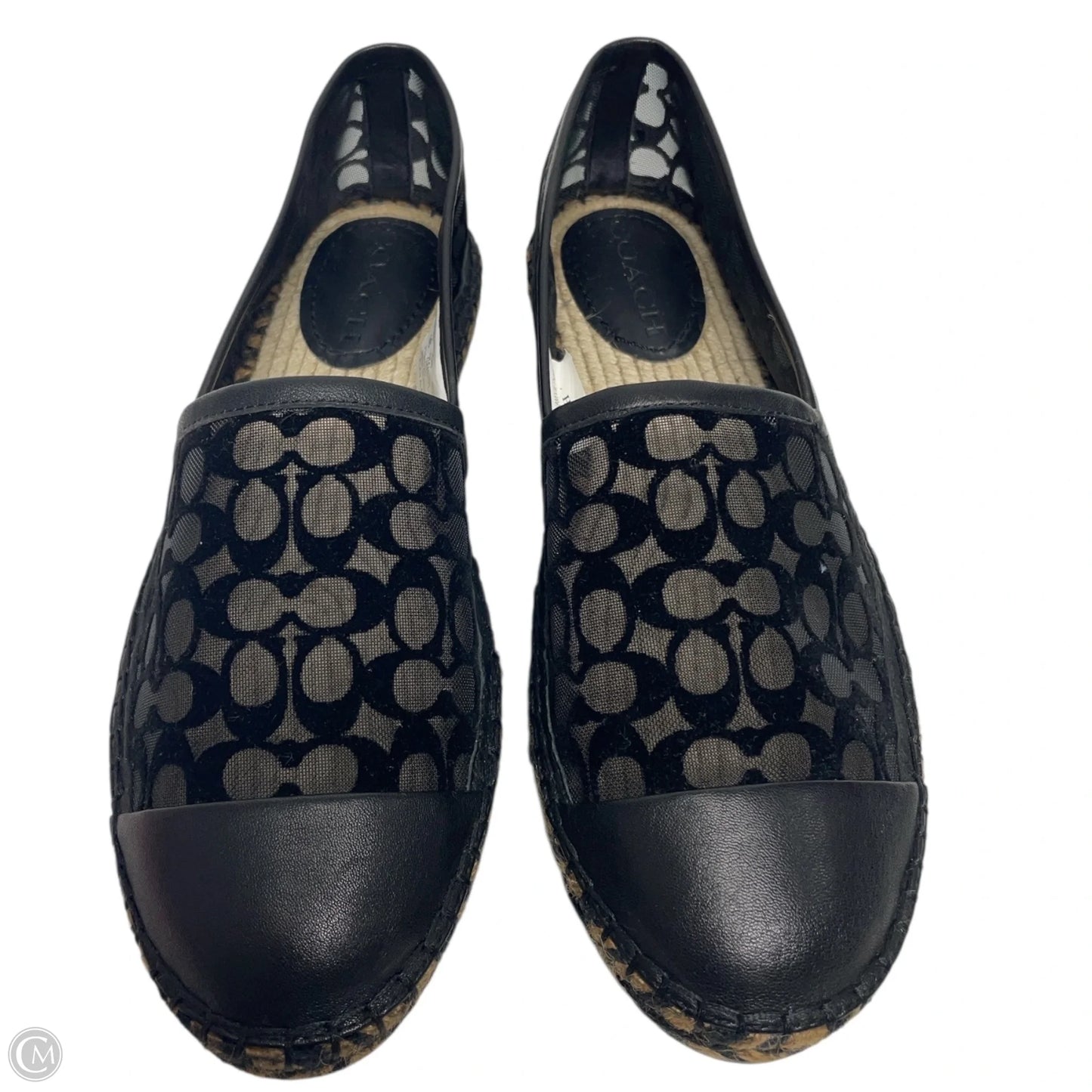 Shoes Designer By Coach In Black, Size: 9