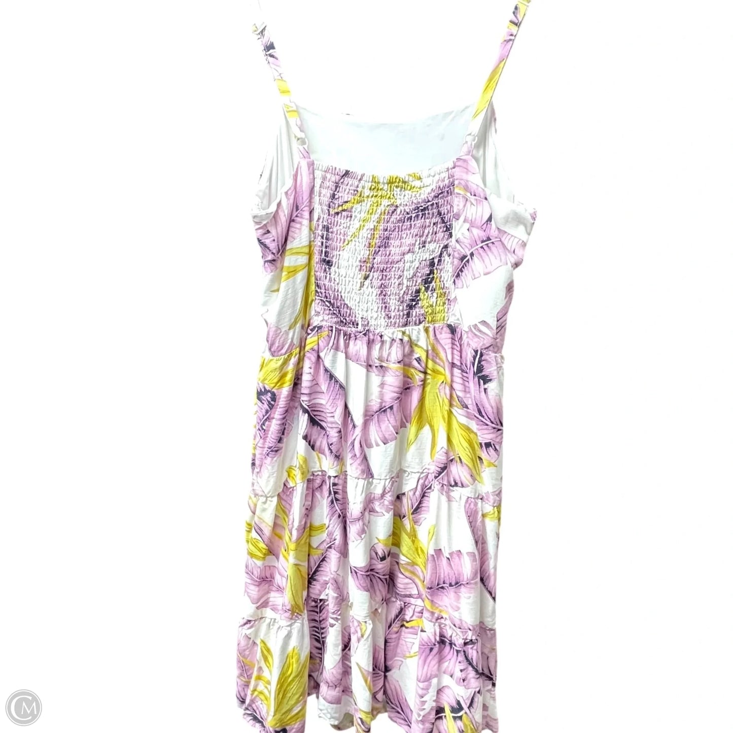 Dress Casual Short By Loft In Tropical Print, Size: 8
