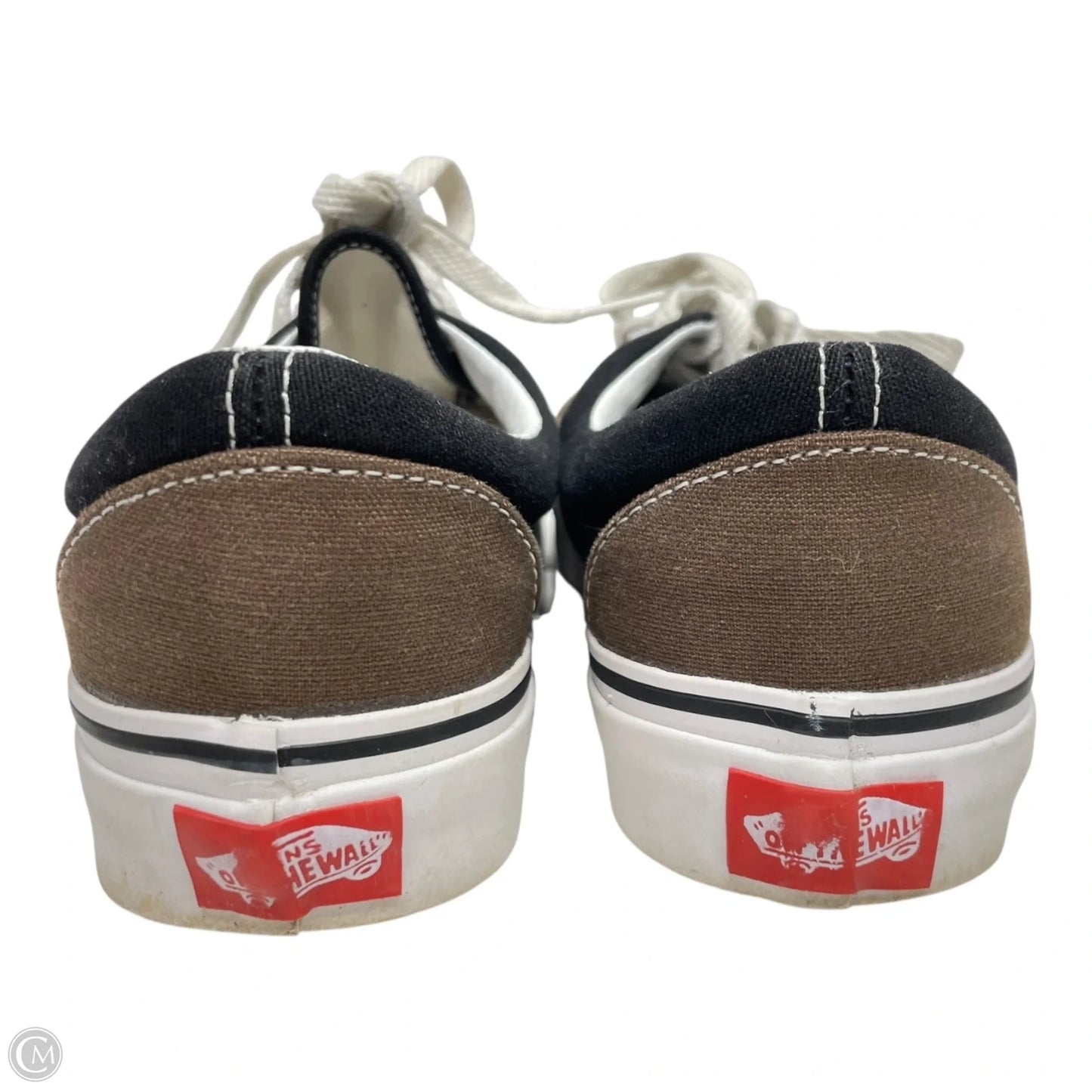 Shoes Sneakers By Vans In Black & Brown, Size: 7