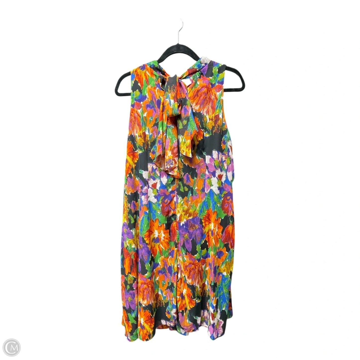 Dress Casual Short By Robbie Bee In Floral Print, Size: 16
