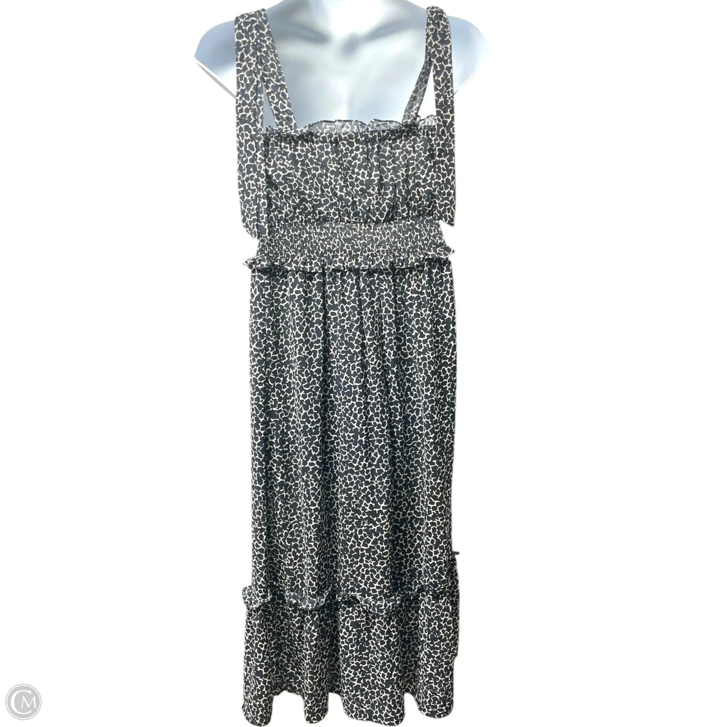 Dress Casual Maxi By Who What Wear In Black & Blue, Size: M