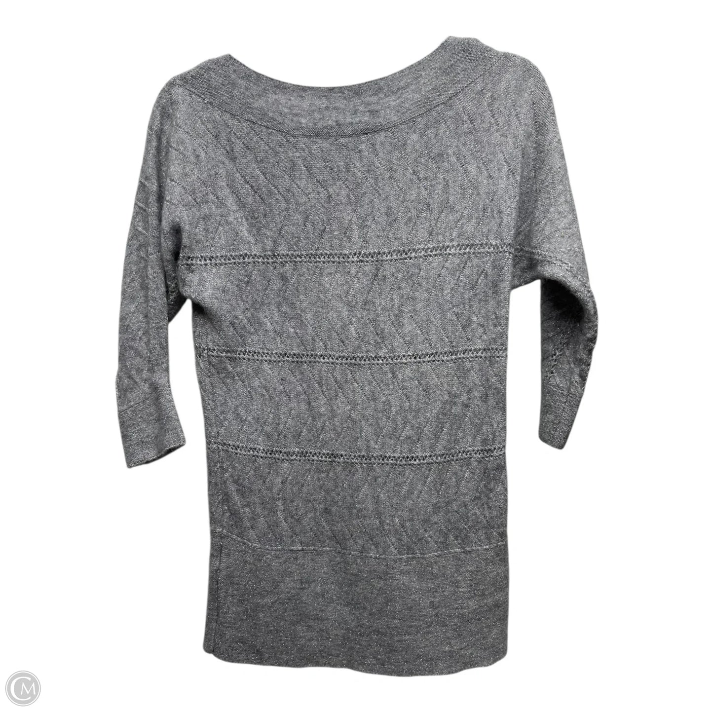 Sweater By White House Black Market In Silver, Size: Xs