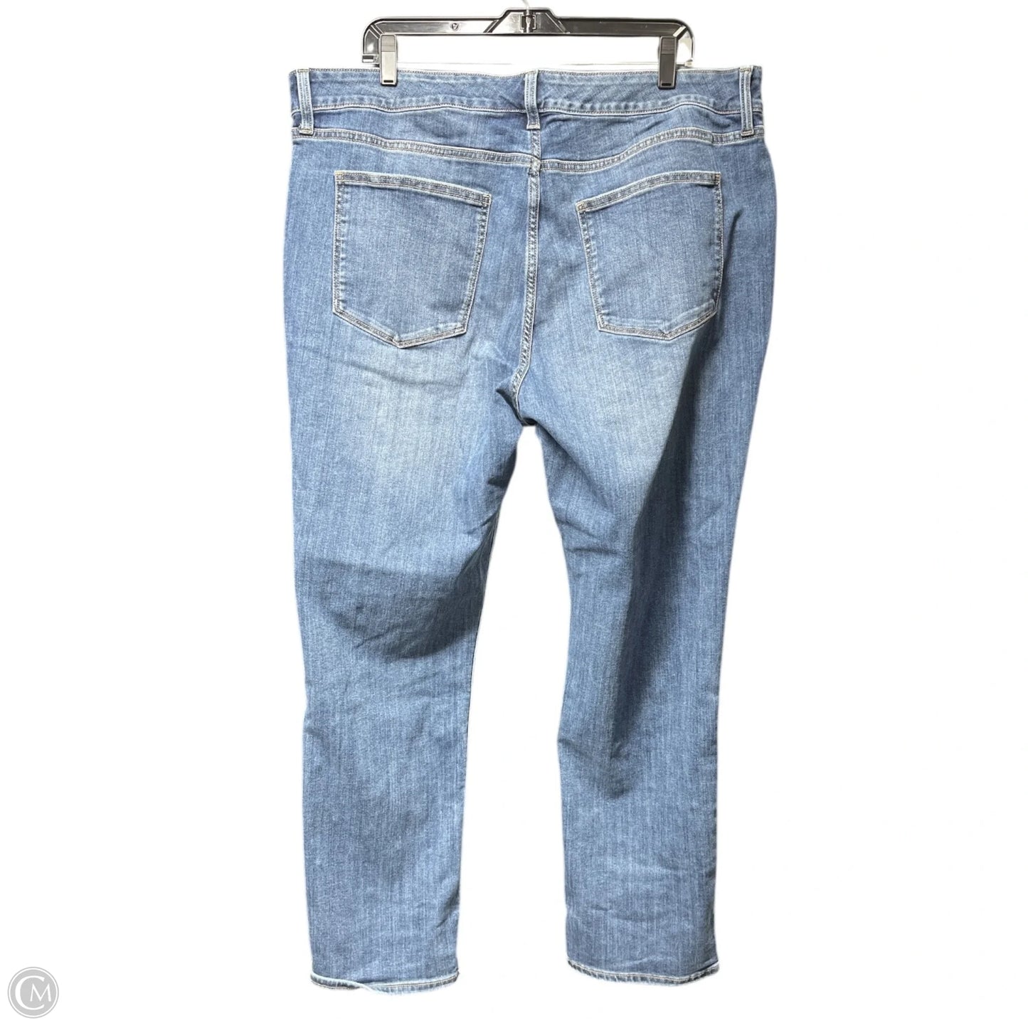 Jeans Straight By St Johns Bay In Blue Denim, Size: 18