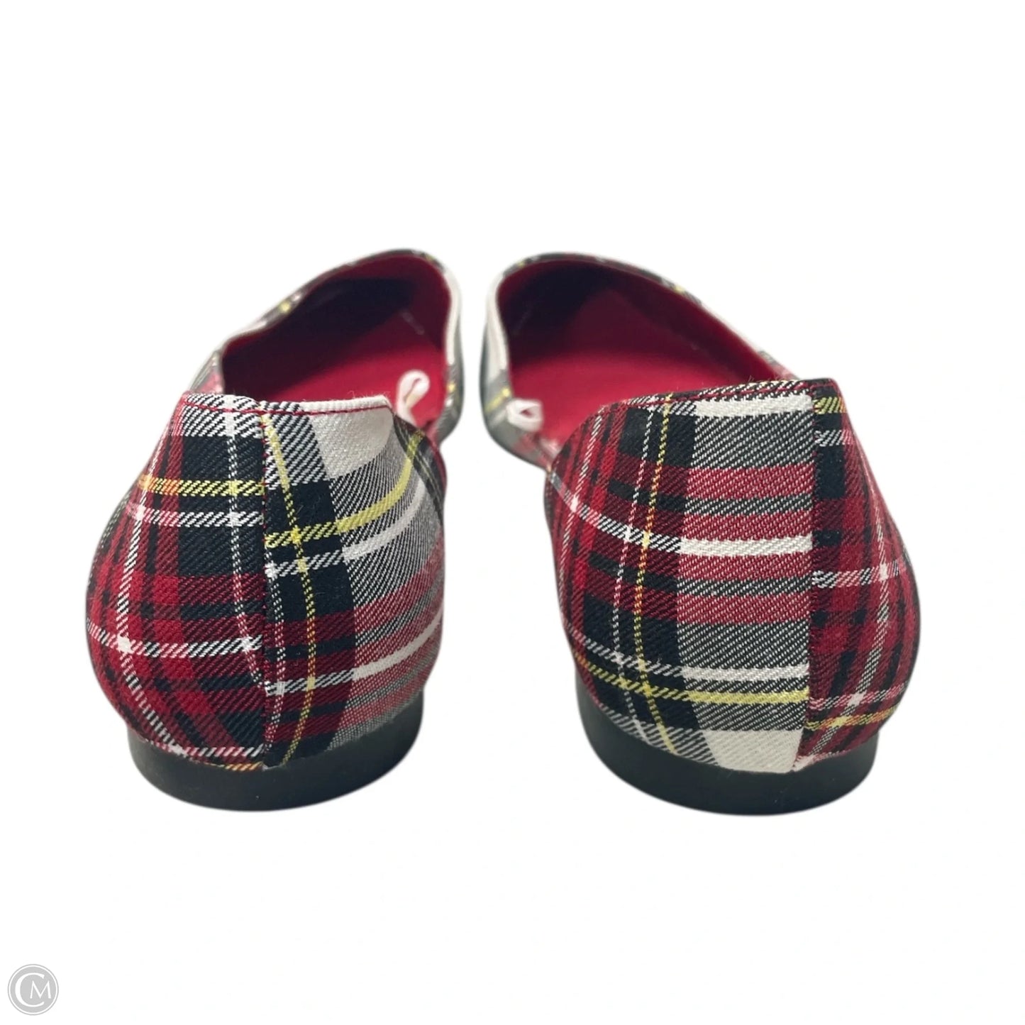 Shoes Flats By Isaac Mizrahi In Plaid Pattern, Size: 10