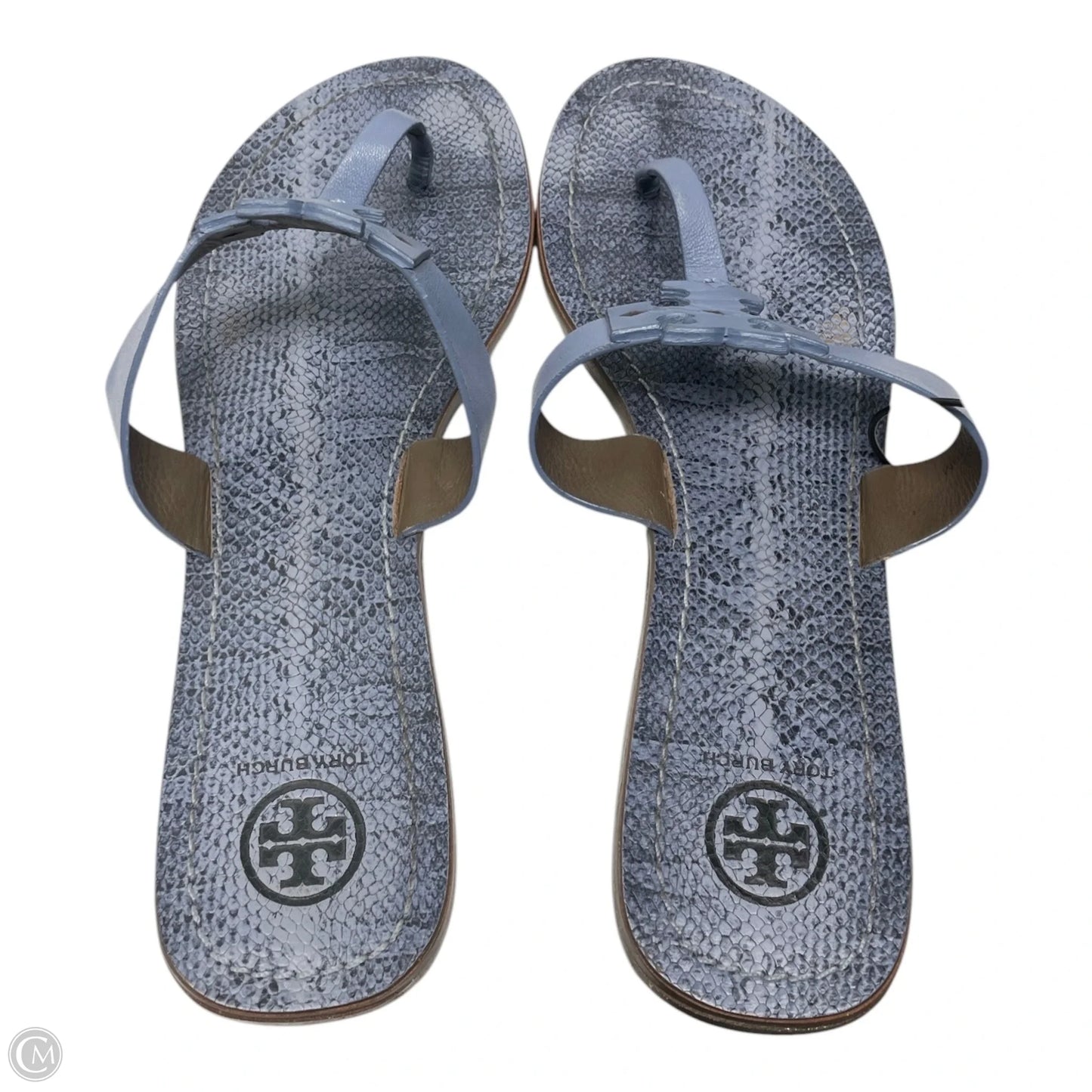 Sandals Designer By Tory Burch In Blue, Size: 10