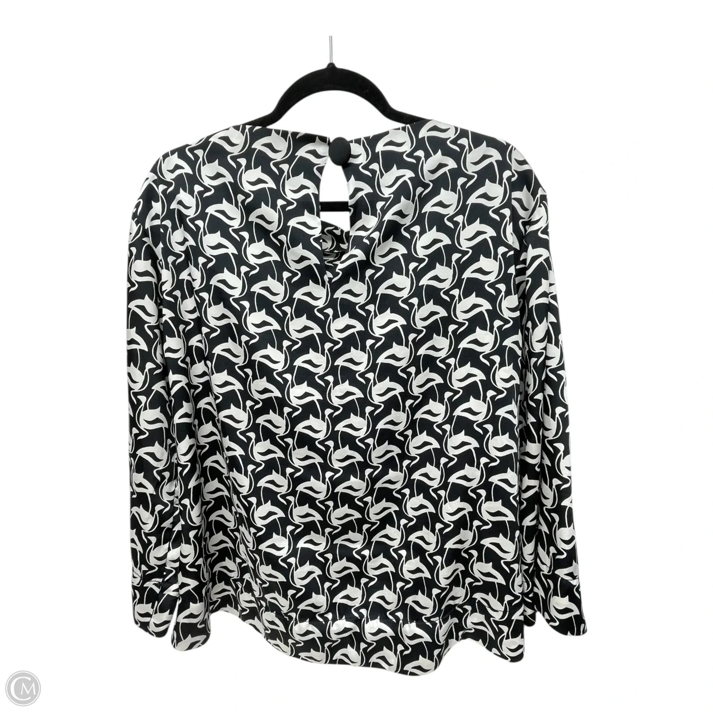 Top Long Sleeve By Zara In Animal Print, Size: S