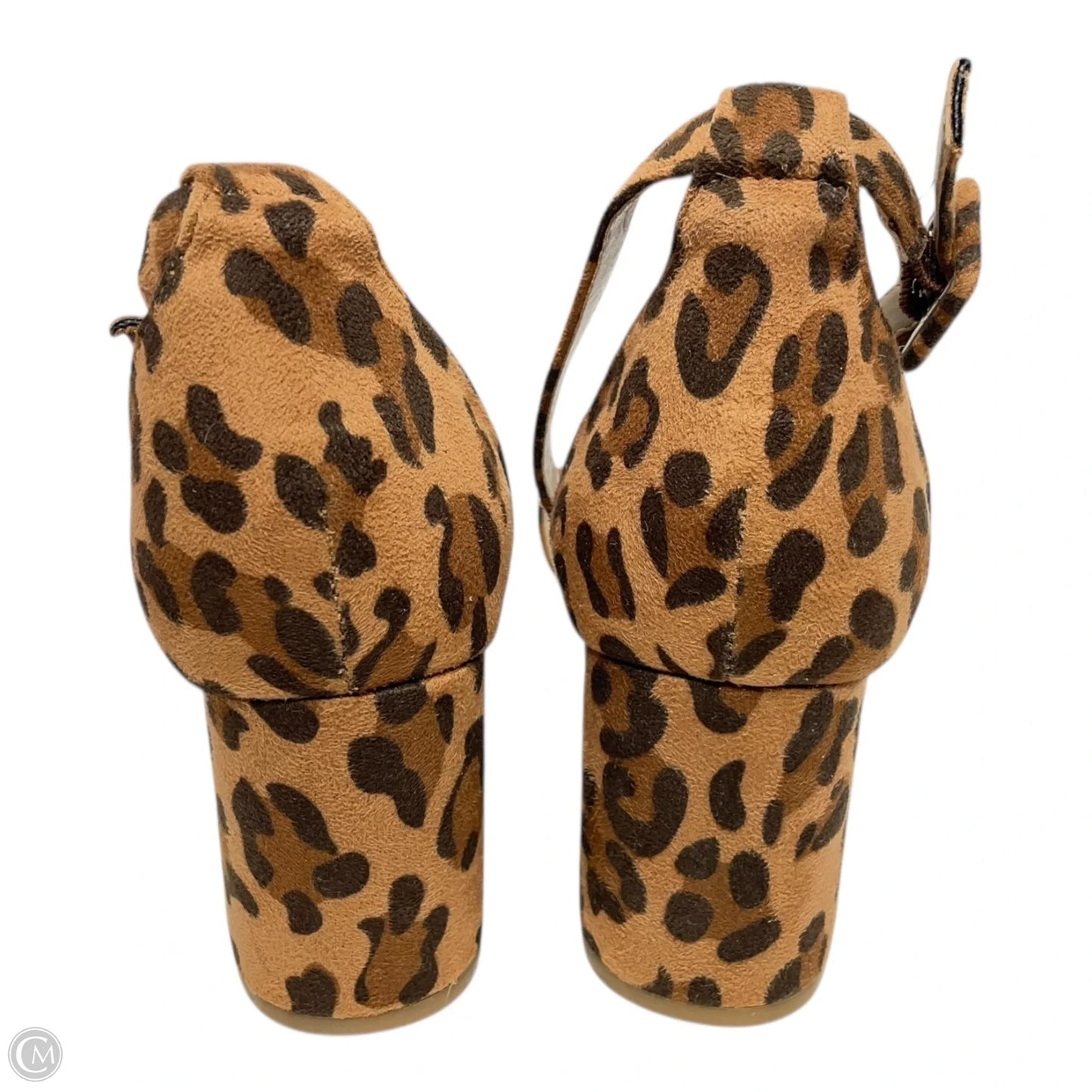 Shoes Heels Block By Cl By Chinese Laundry In Animal Print, Size: 9.5