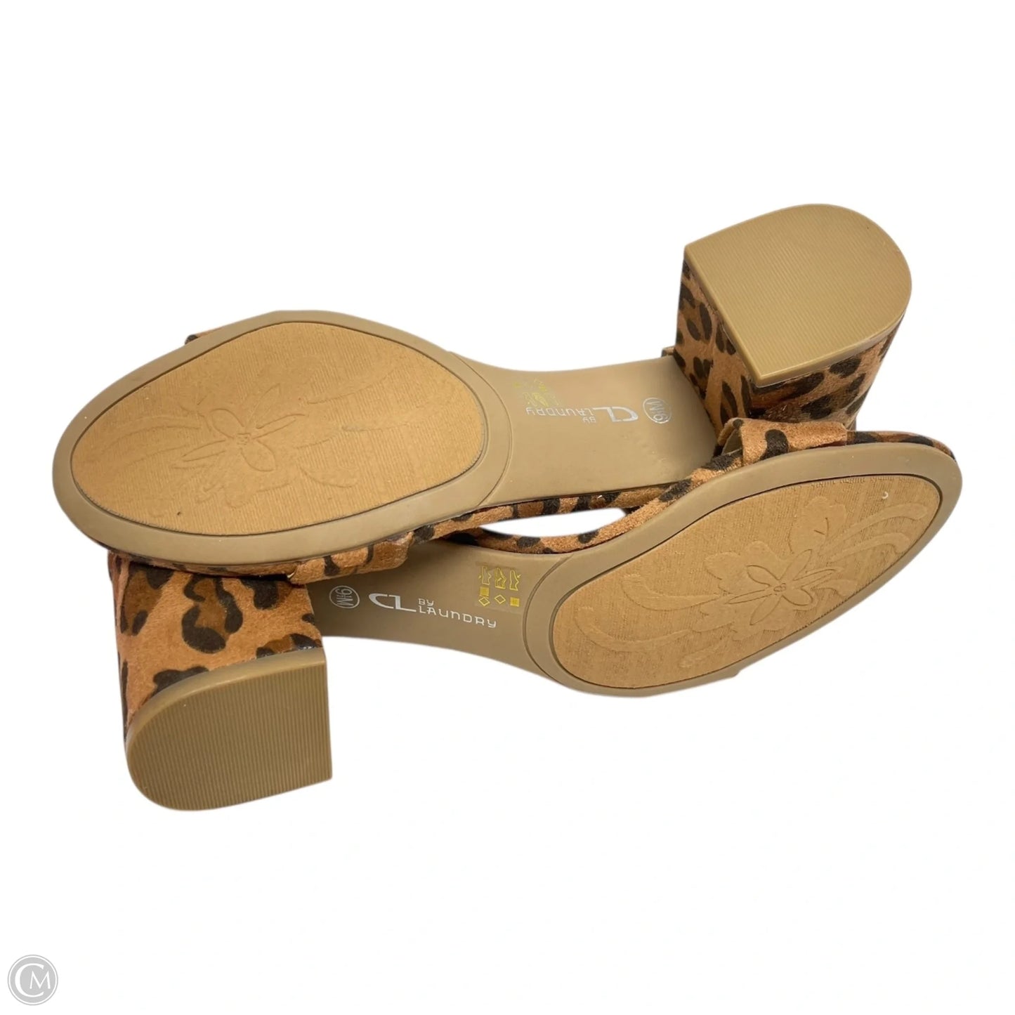Shoes Heels Block By Cl By Chinese Laundry In Animal Print, Size: 9.5