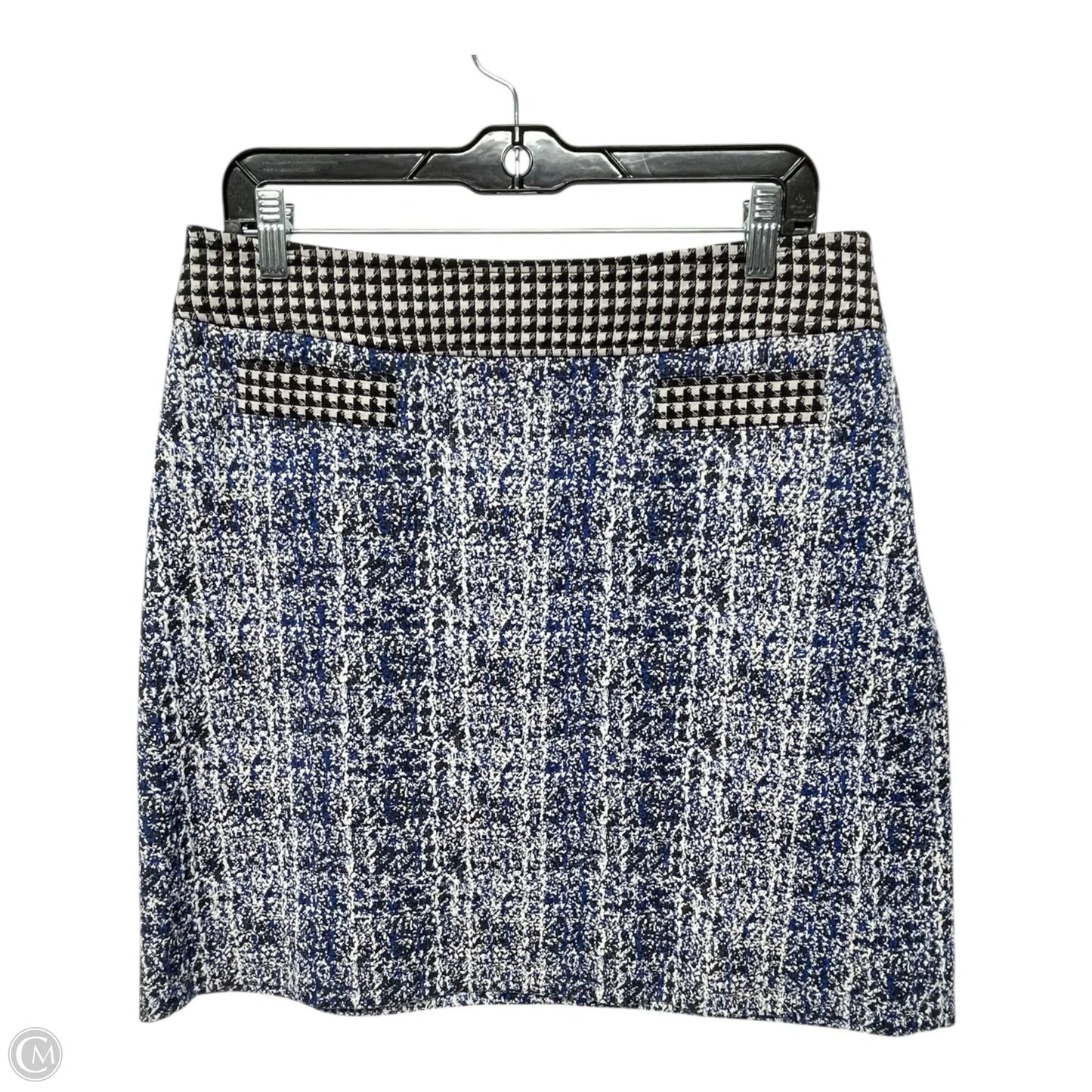 Skirt Mini & Short By Cabi In Black & Blue, Size: M