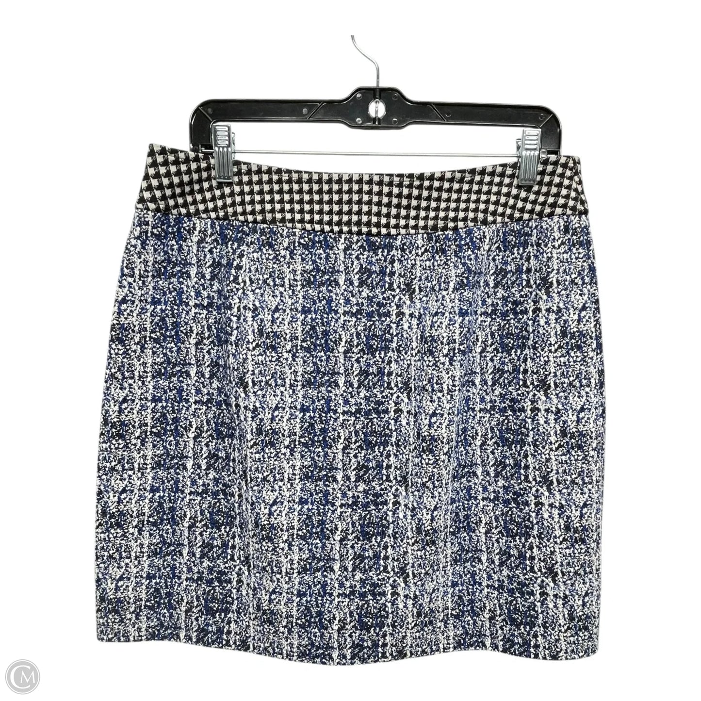 Skirt Mini & Short By Cabi In Black & Blue, Size: M