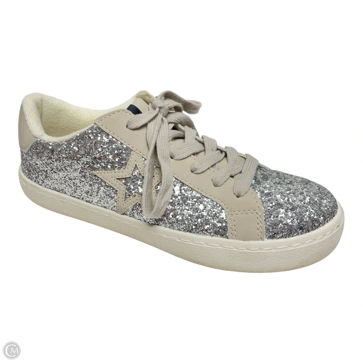 Shoes Sneakers By No Boundaries In Silver & Tan, Size: 9