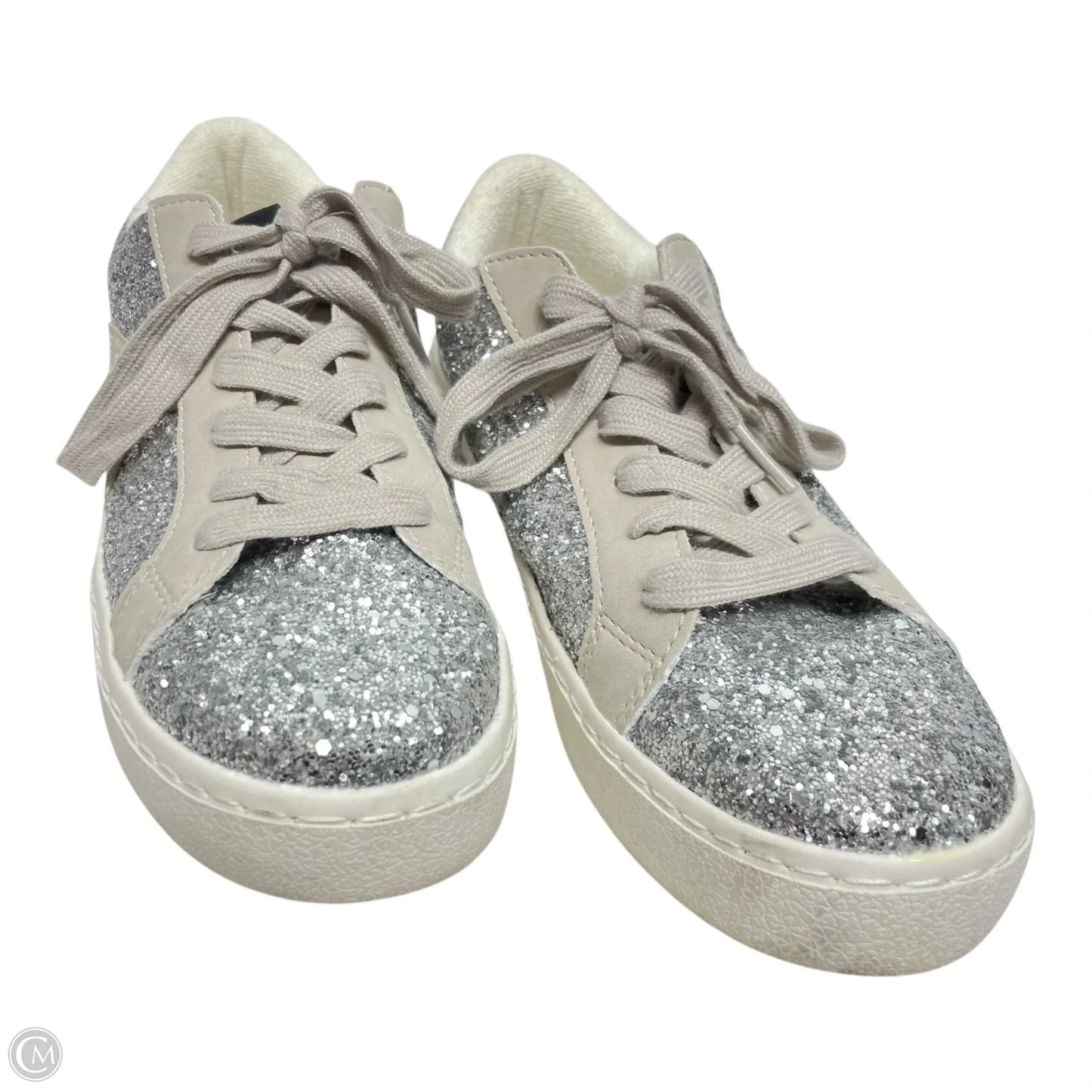 Shoes Sneakers By No Boundaries In Silver & Tan, Size: 9