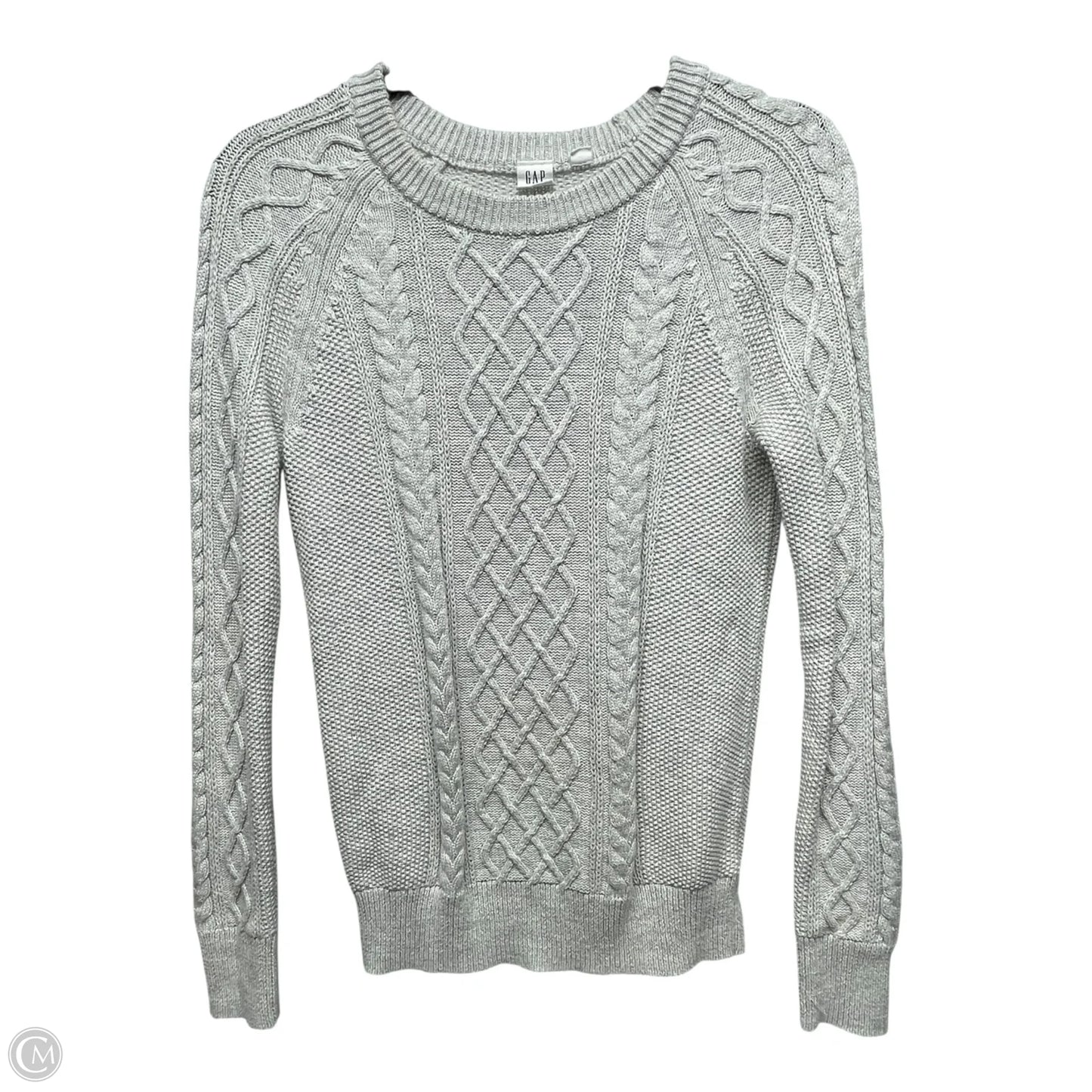 Sweater By Gap In Grey, Size: Xs